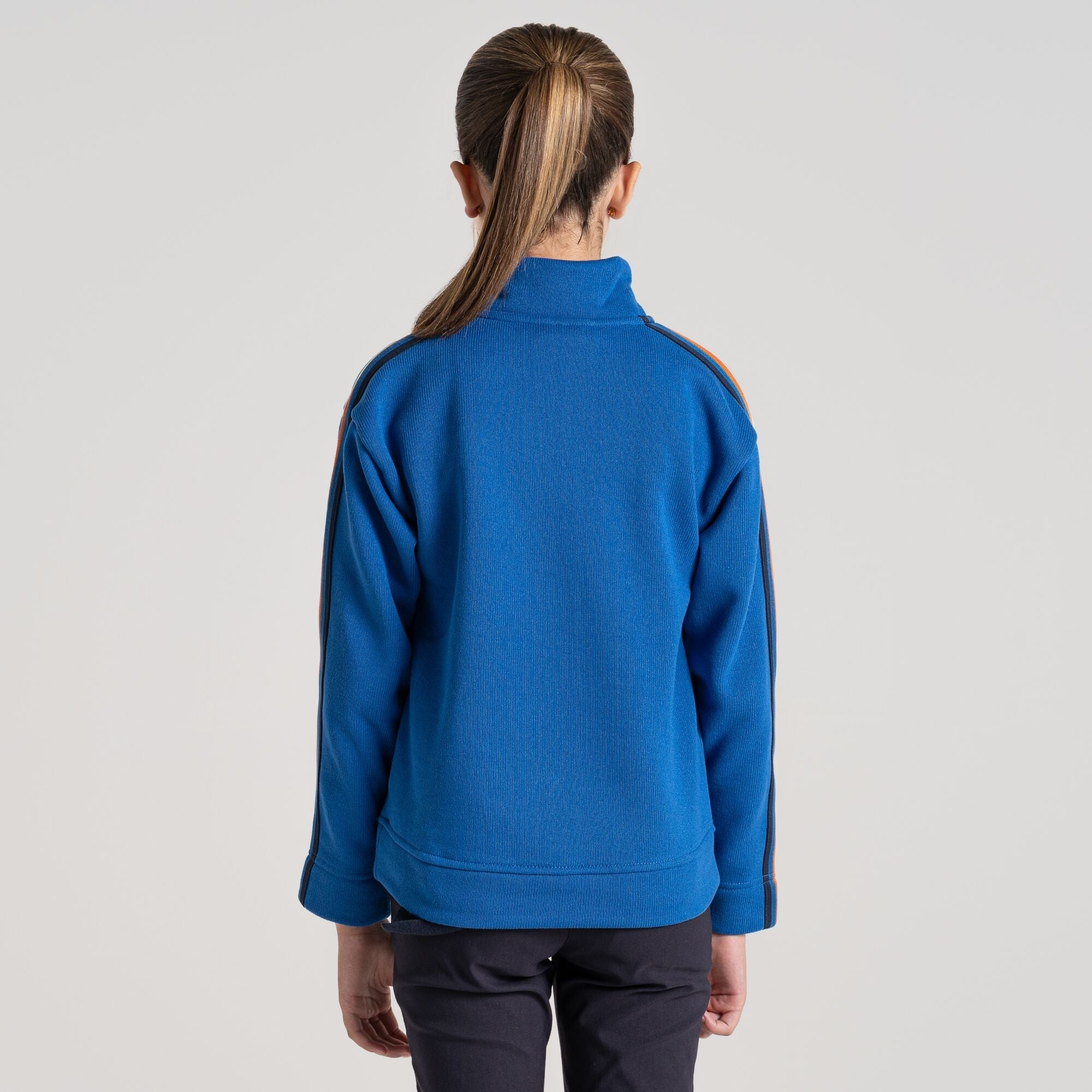 Kid's Rey Half Zip Fleece - Bolt Blue
