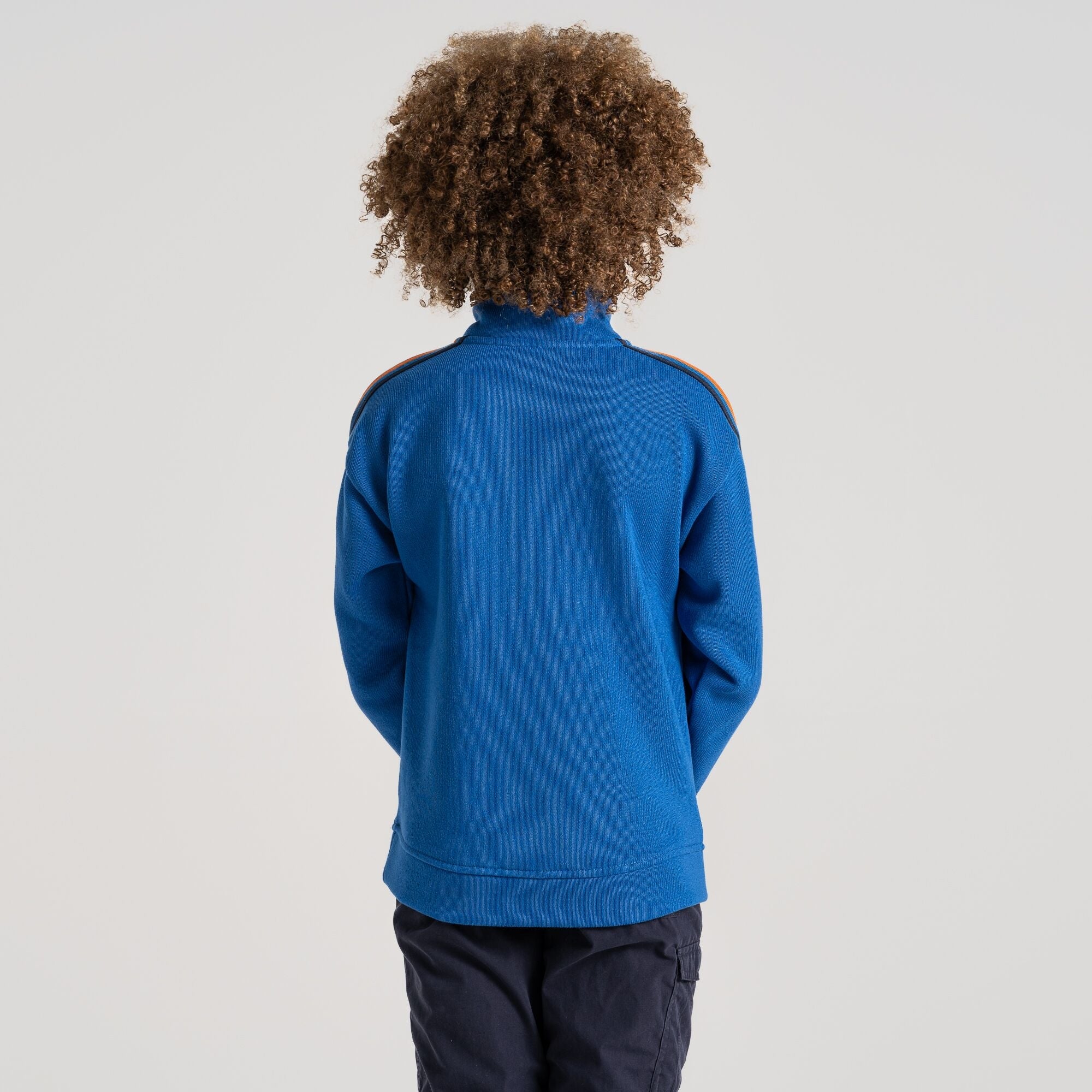 Kid's Rey Half Zip Fleece - Bolt Blue