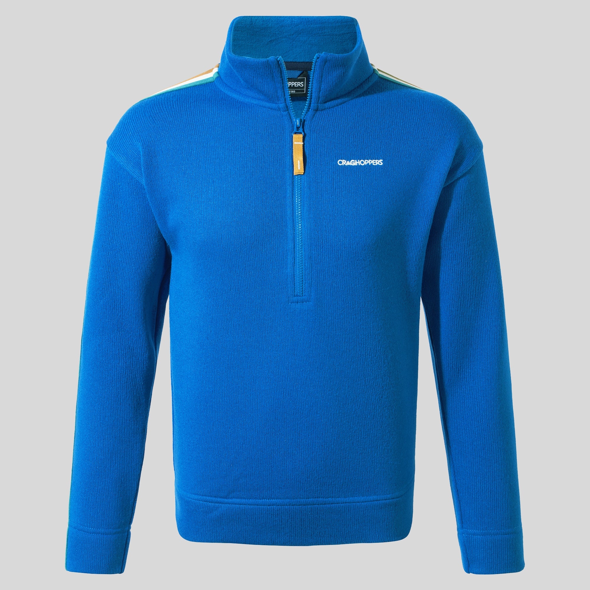 Kid's Rey Half Zip Fleece - Bolt Blue