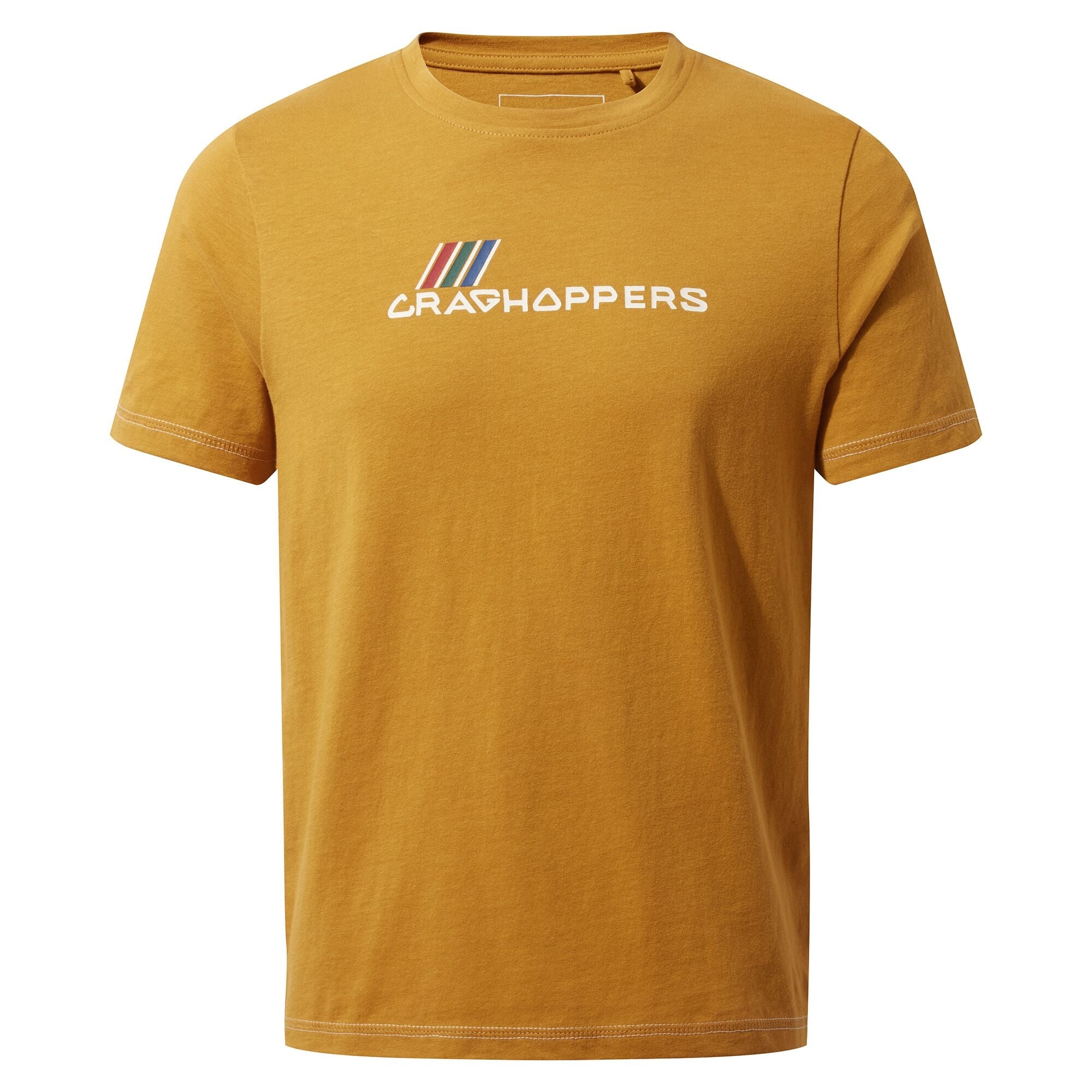 Kid's Gibbon Short Sleeved T-Shirt - Dark Butterscotch Brand Carrier