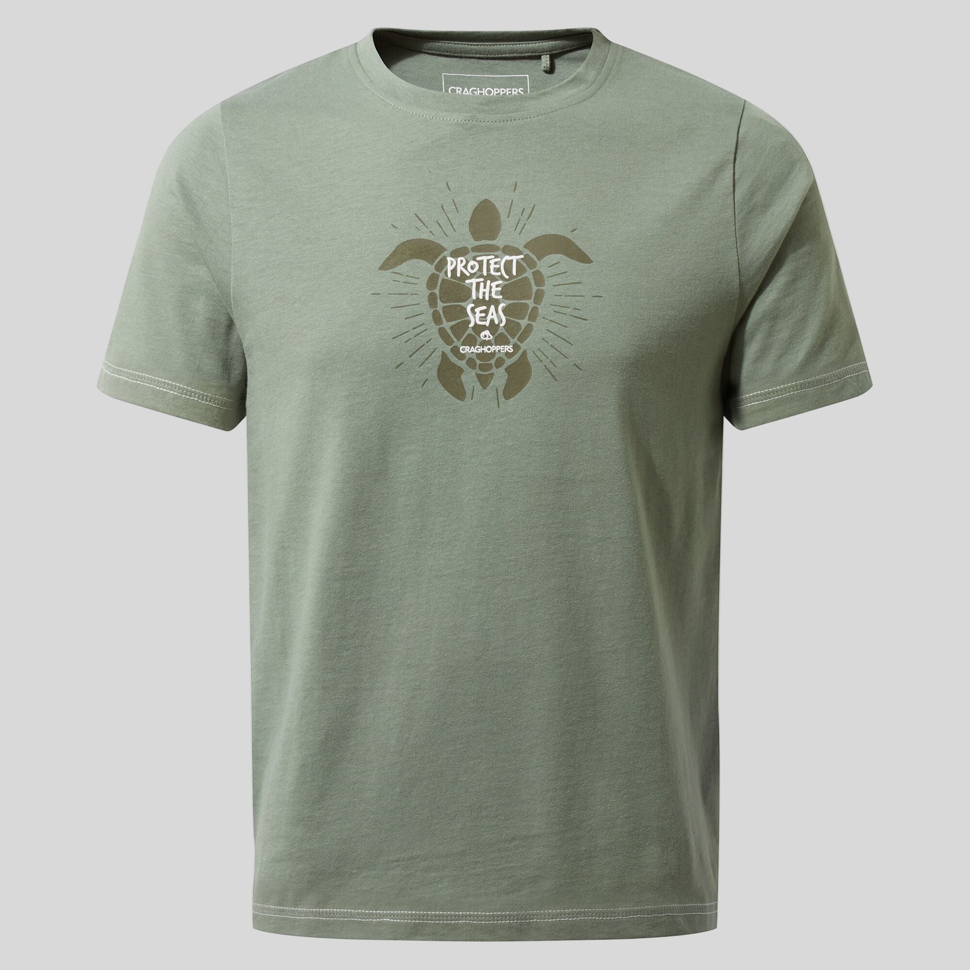 Kid's Gibbon Short Sleeved T-Shirt - Sage Turtle
