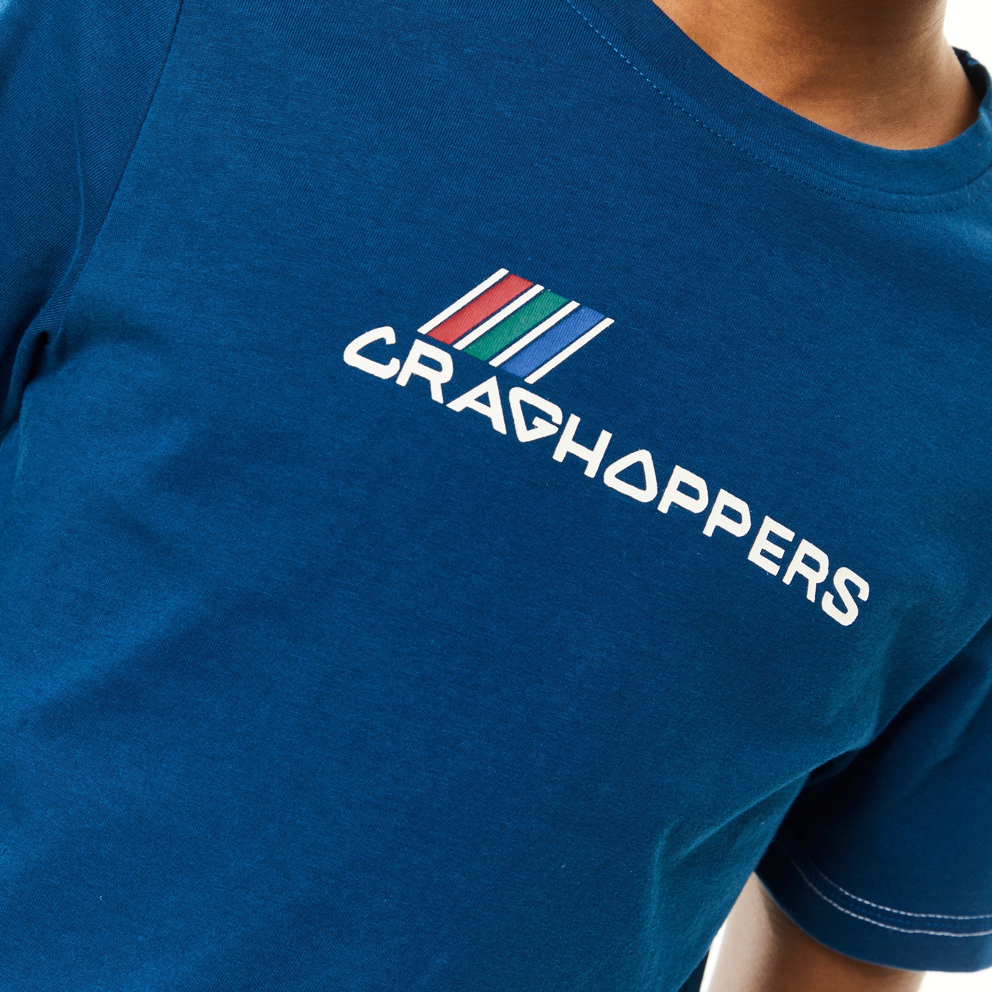 Kid's Gibbon Short Sleeved T-Shirt - Poseidon Blue Brand Carrier