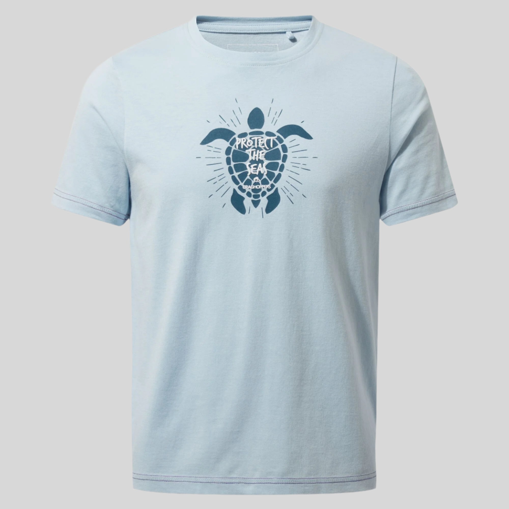 Kid's Gibbon Short Sleeved T-Shirt - Harbour Blue Turtle
