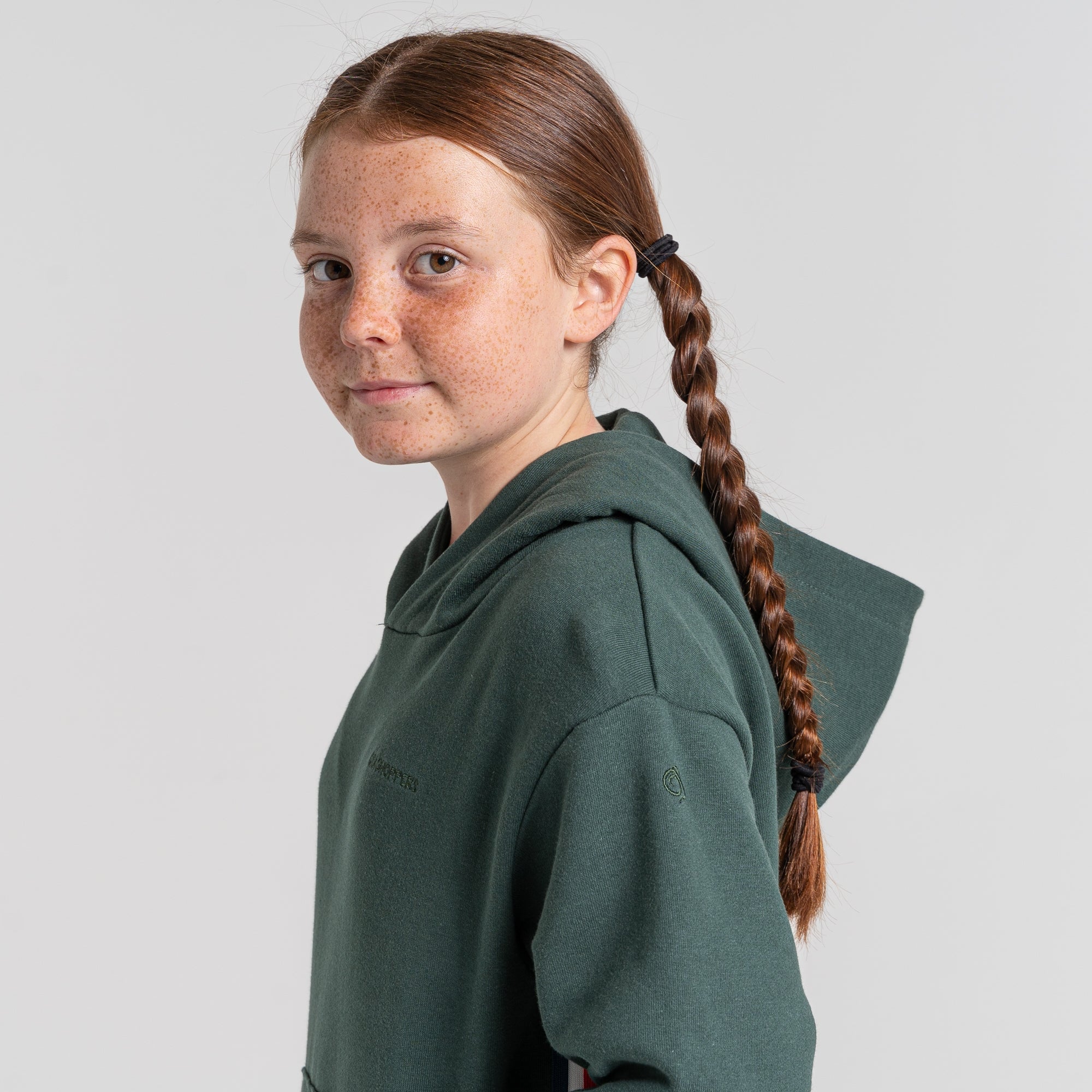 Kid's Insect Shield® Baylor Hooded Top - Spruce Green