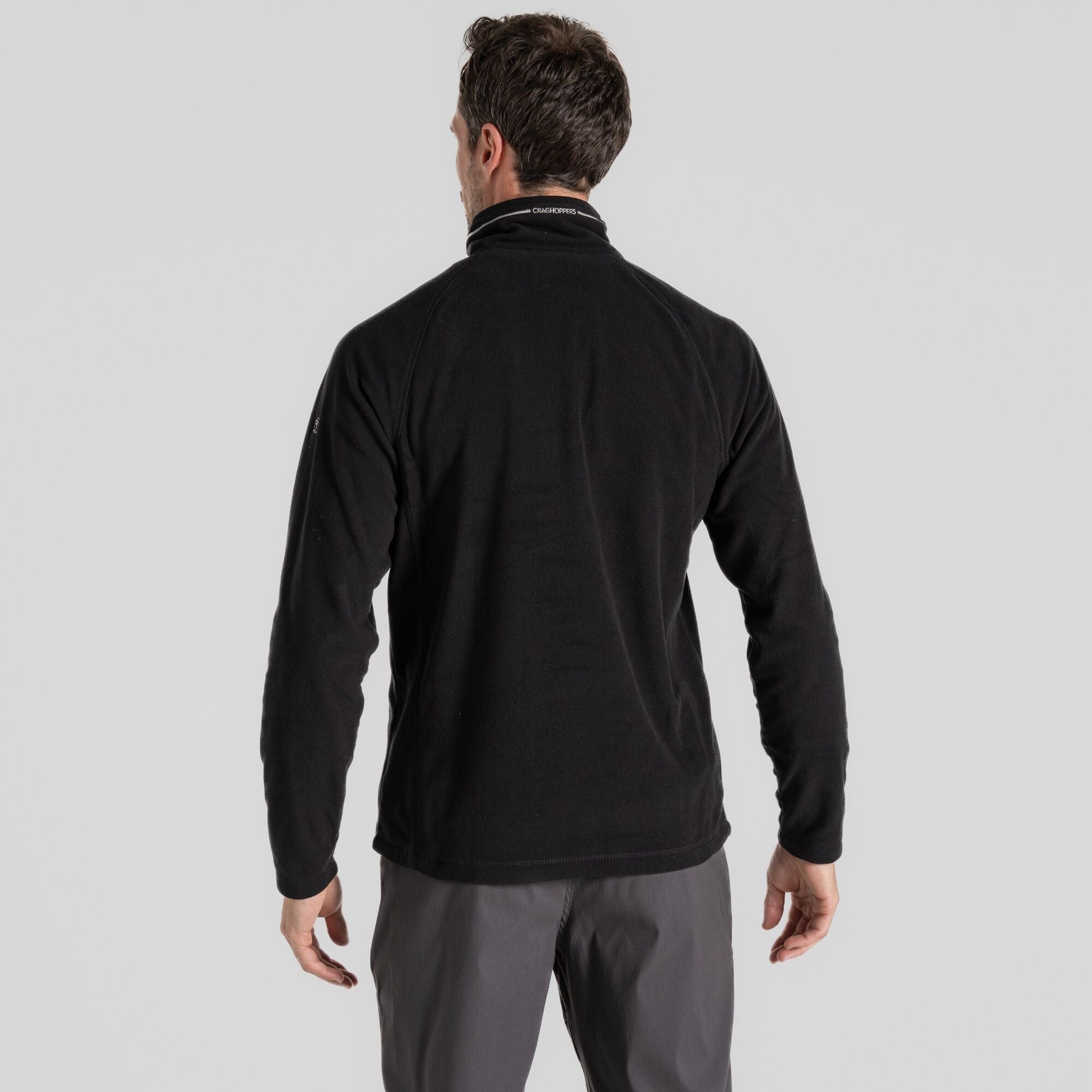 Men's Corey Half Zip Fleece - Black