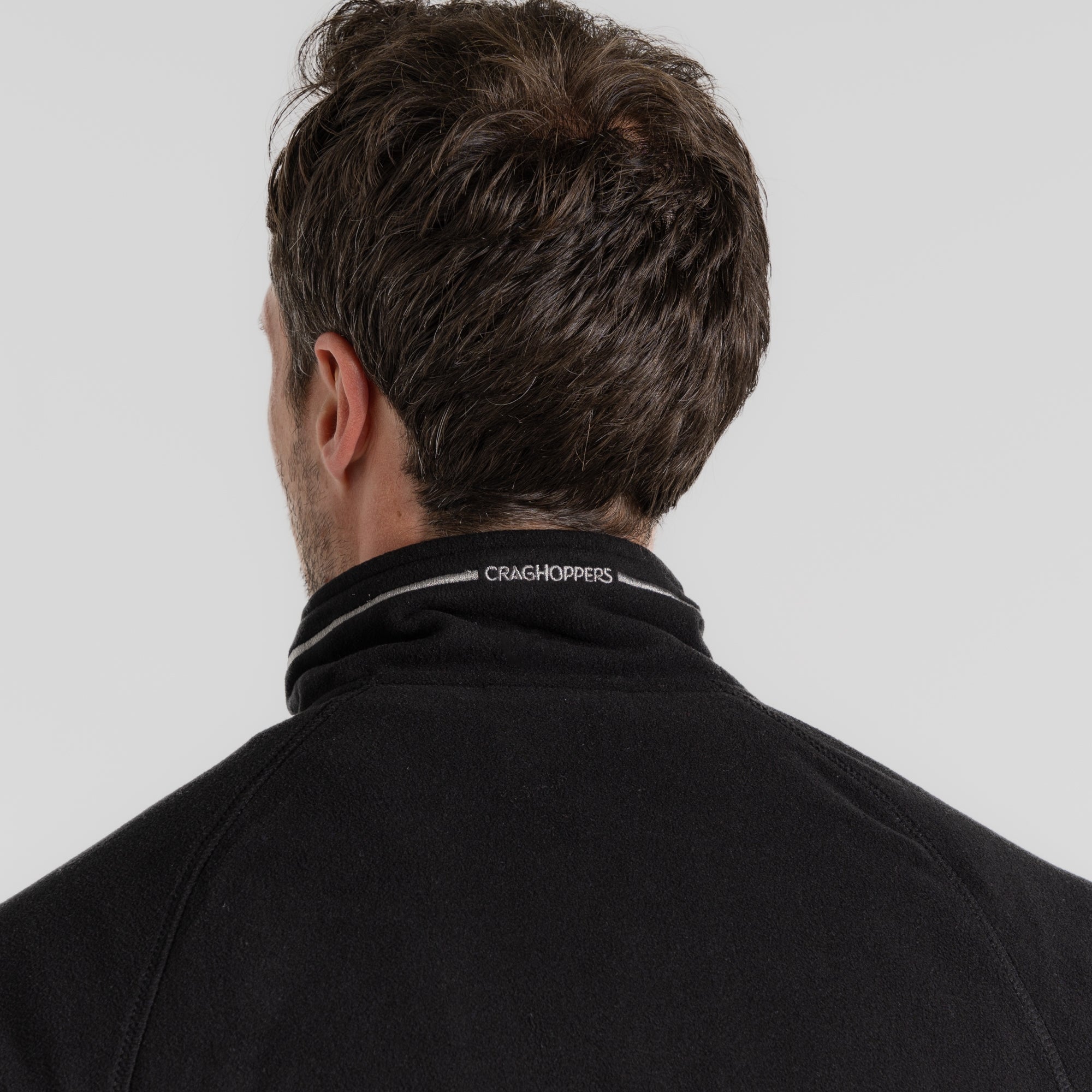 Men's Corey Half Zip Fleece - Black