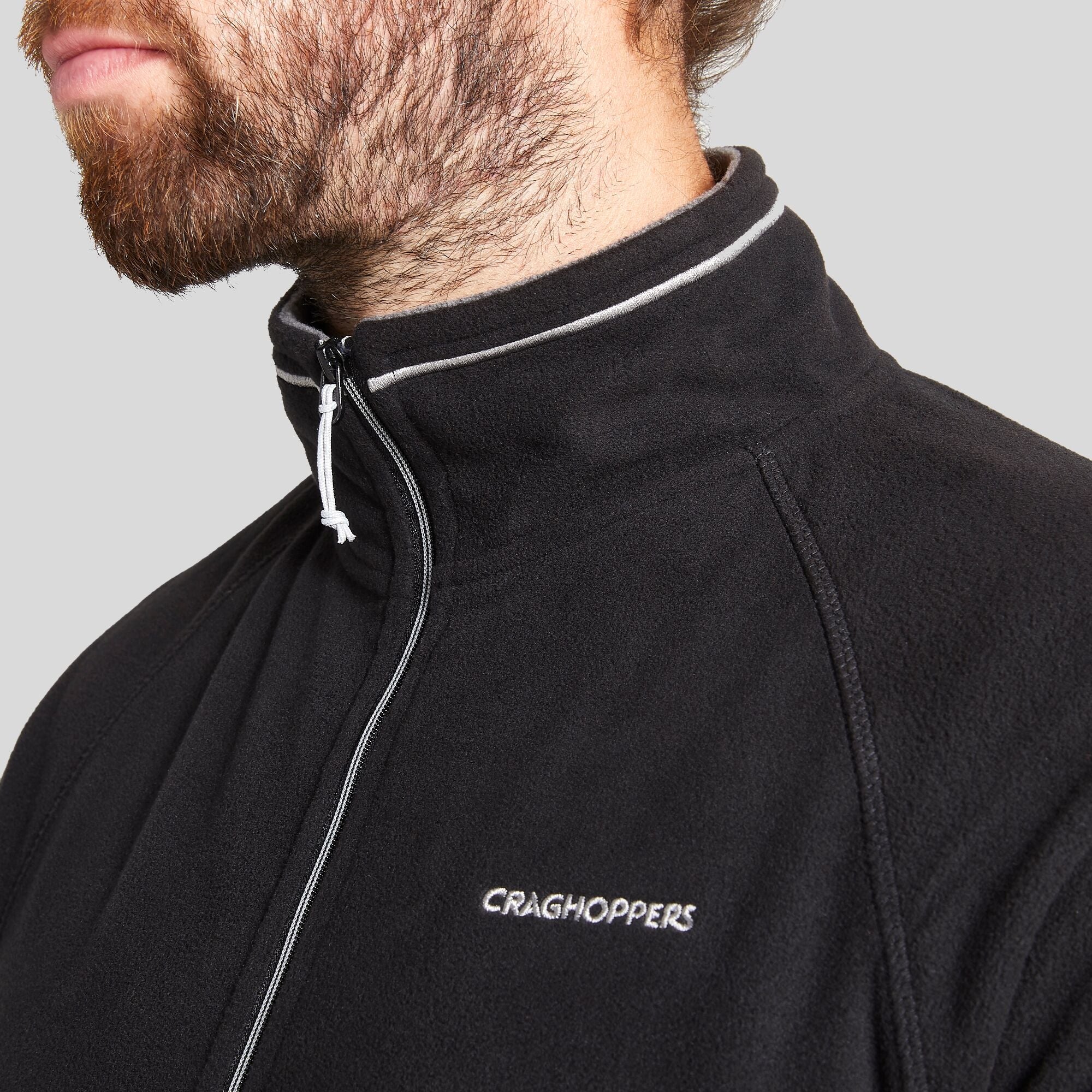 Men's Corey Half Zip Fleece - Black