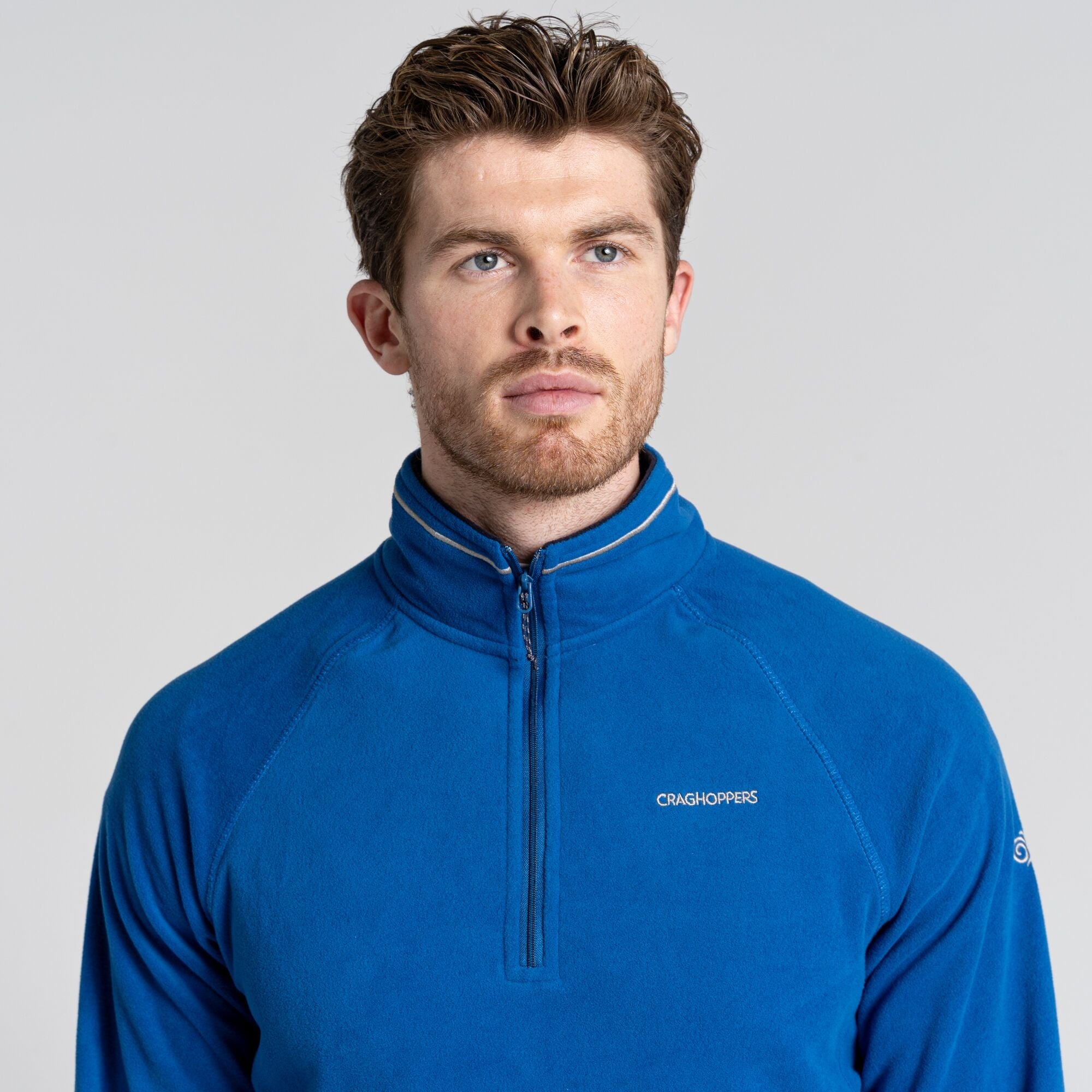 Men's Corey Half Zip Fleece - Picotee Blue