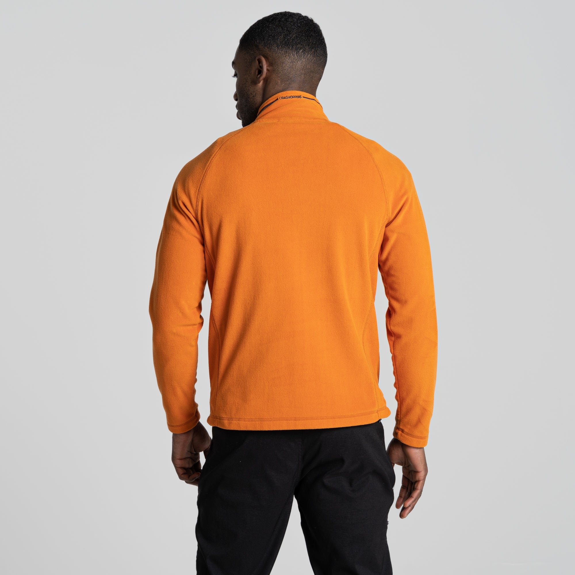 Men's Corey Half Zip Fleece - Canyon Orange
