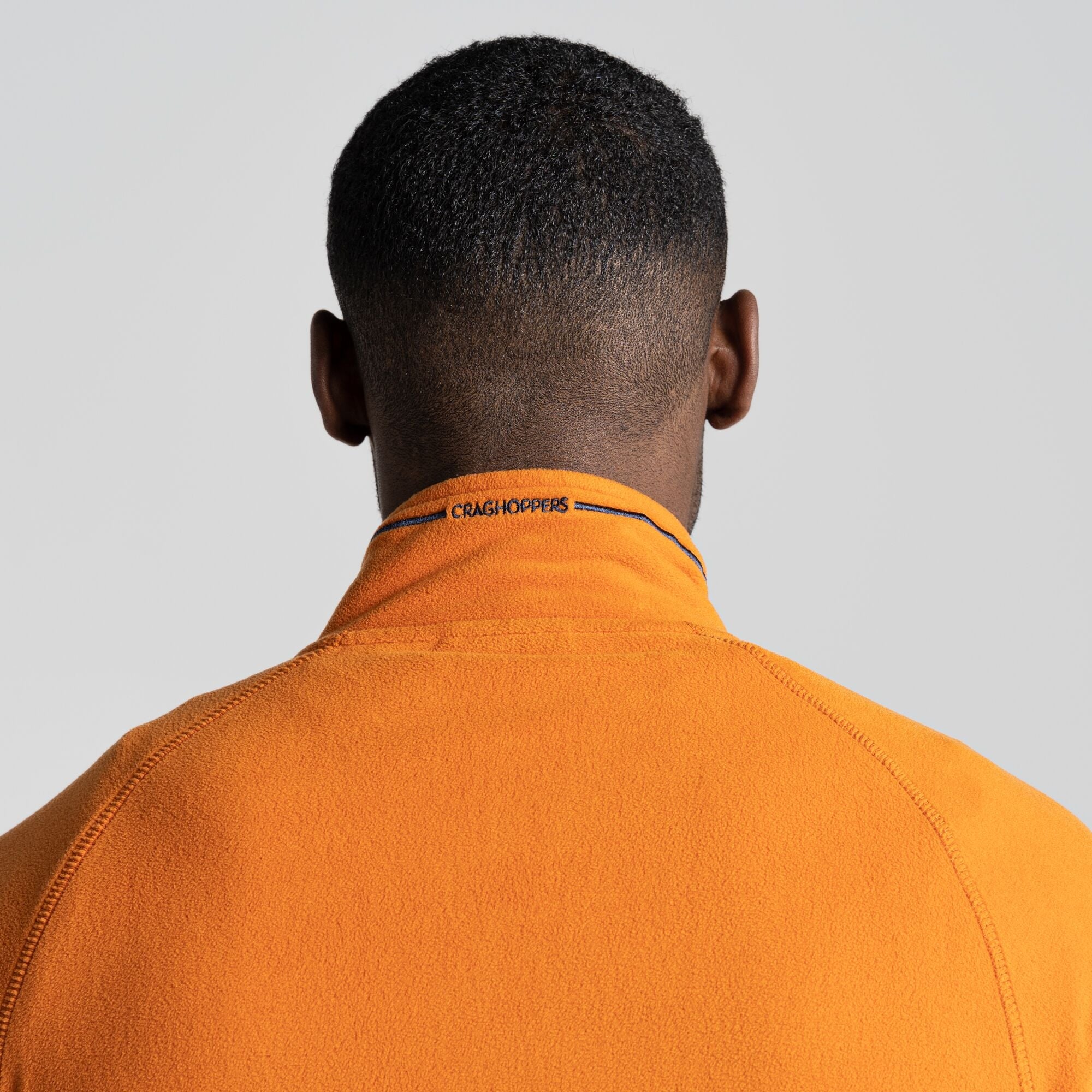 Men's Corey Half Zip Fleece - Canyon Orange