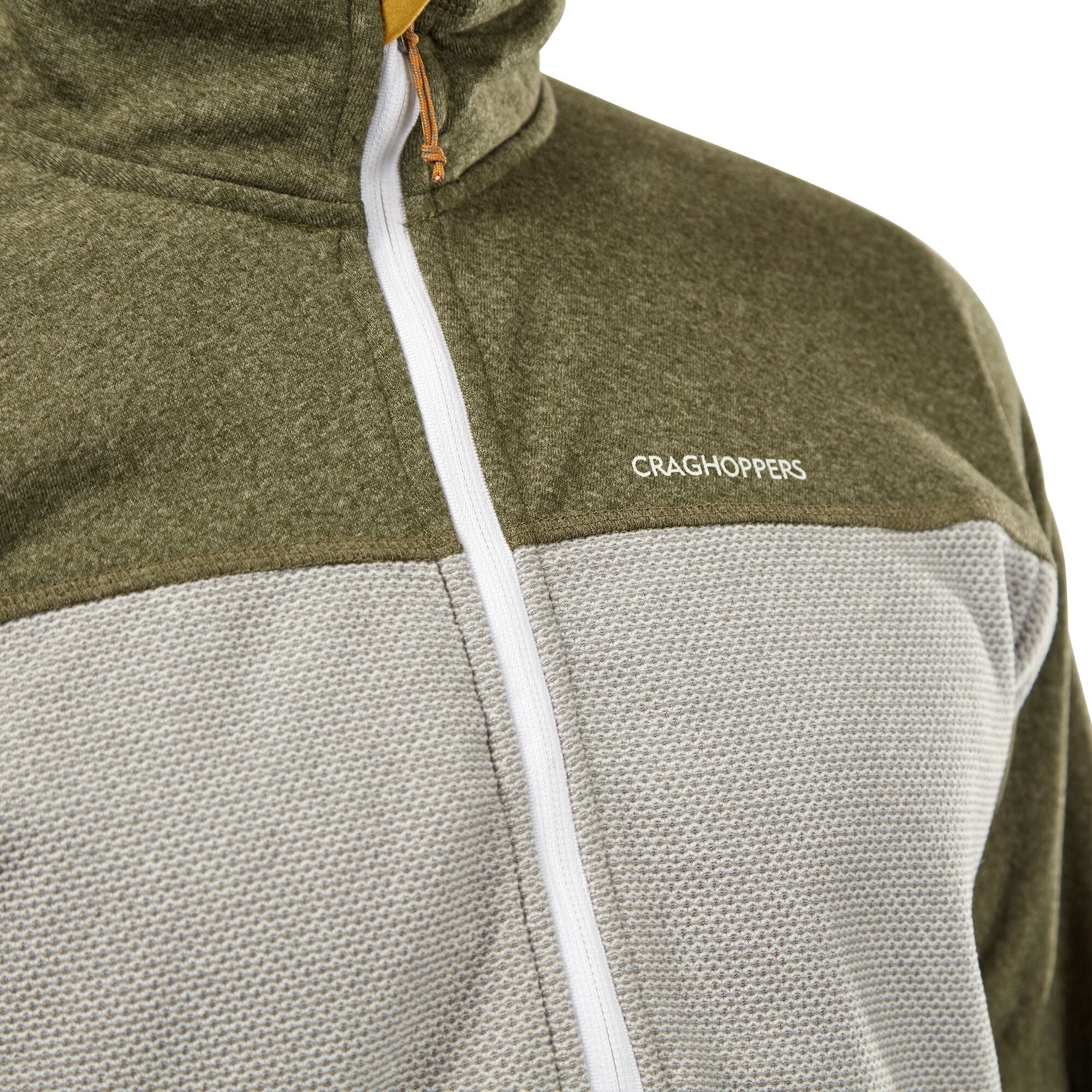 Men's Galway Half Zip Fleece - Parka Green Marl/Cloud Grey