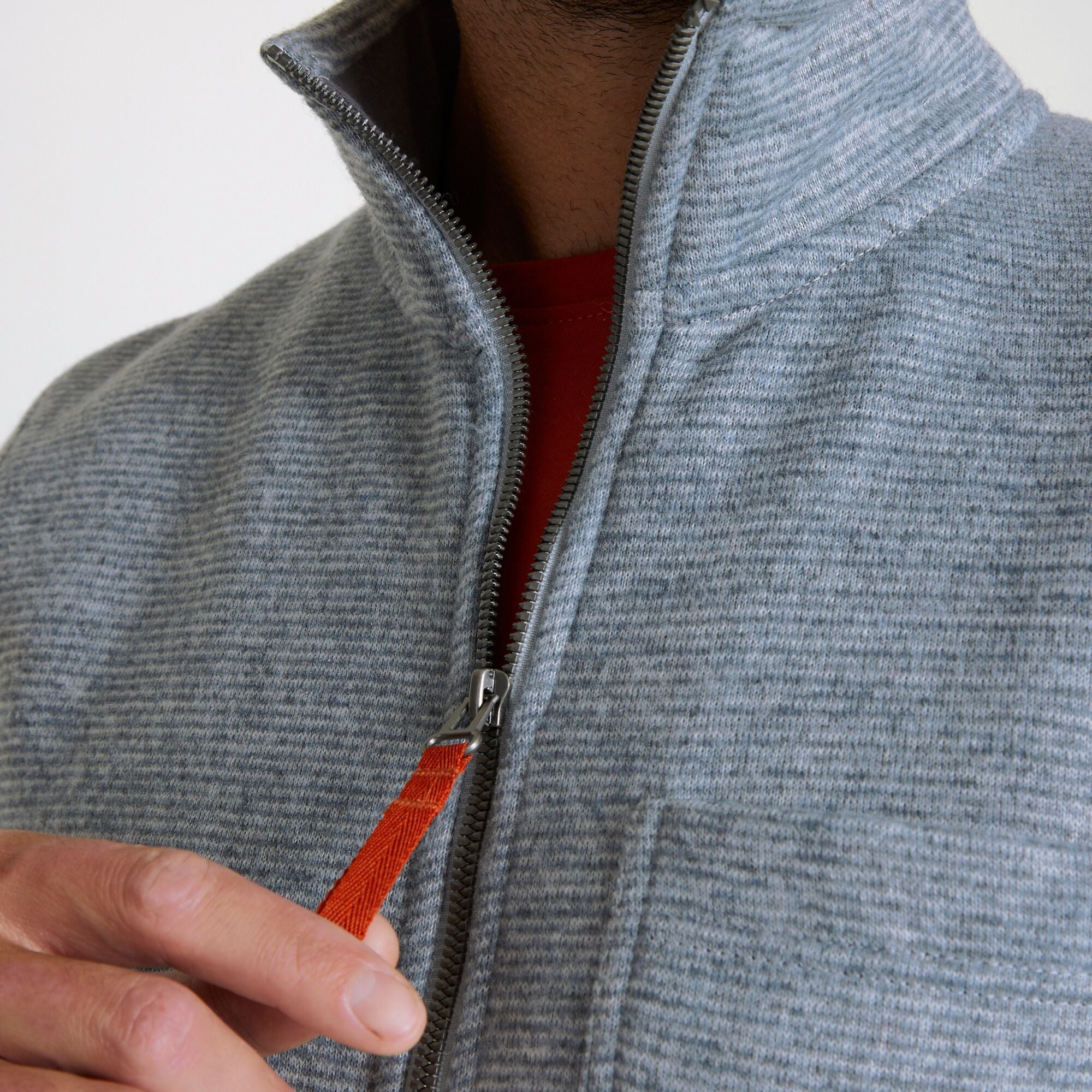 Men's Gairloch Jacket - Soft Grey Stripe