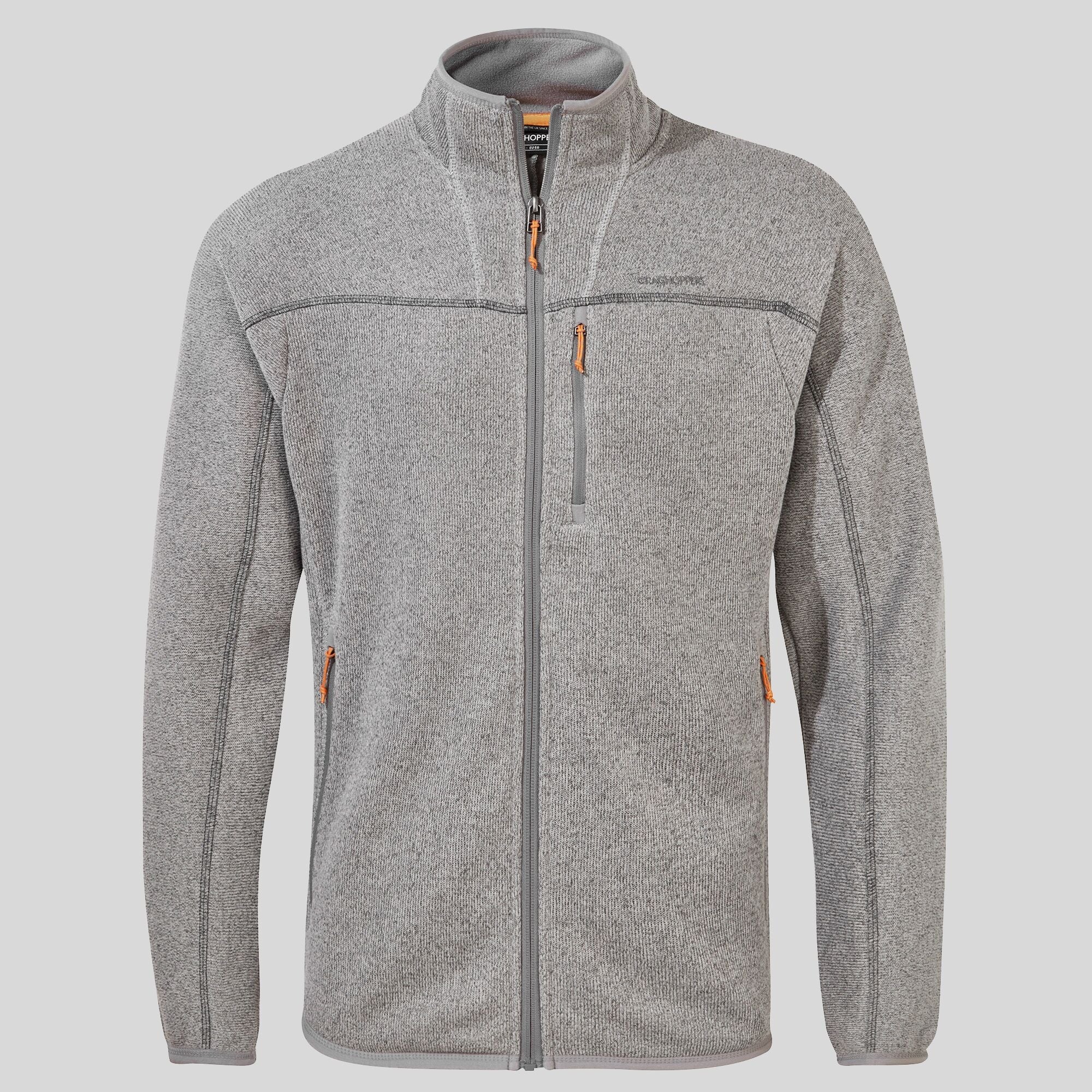 Men's Torney Fleece Jacket - Soft Grey Marl