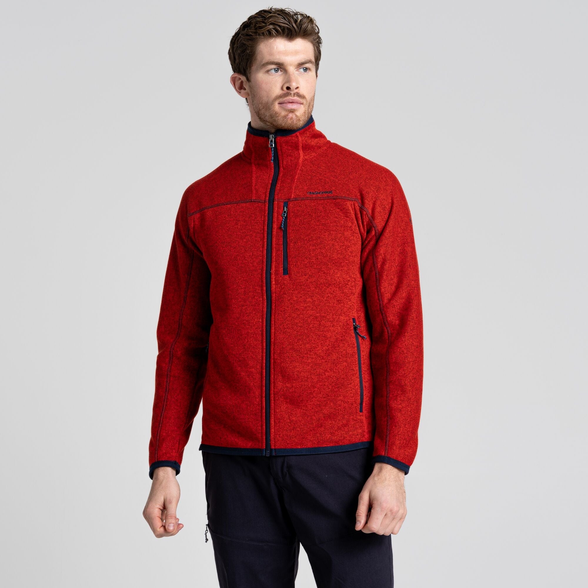 Men's Torney Fleece Jacket - Chili Red