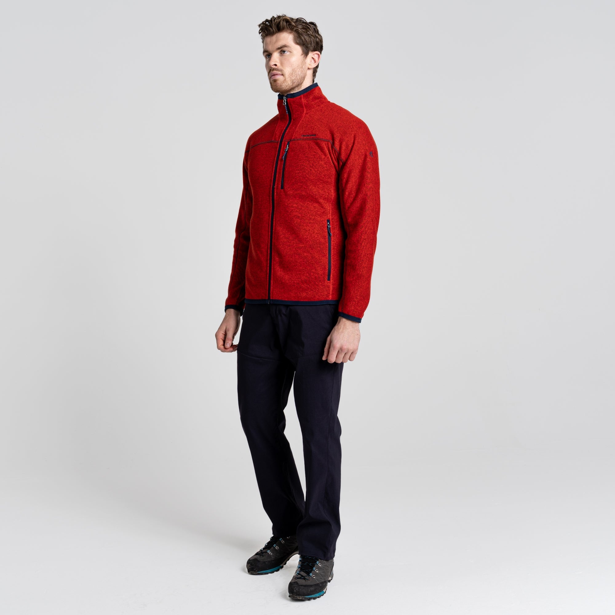 Men's Torney Fleece Jacket - Chili Red
