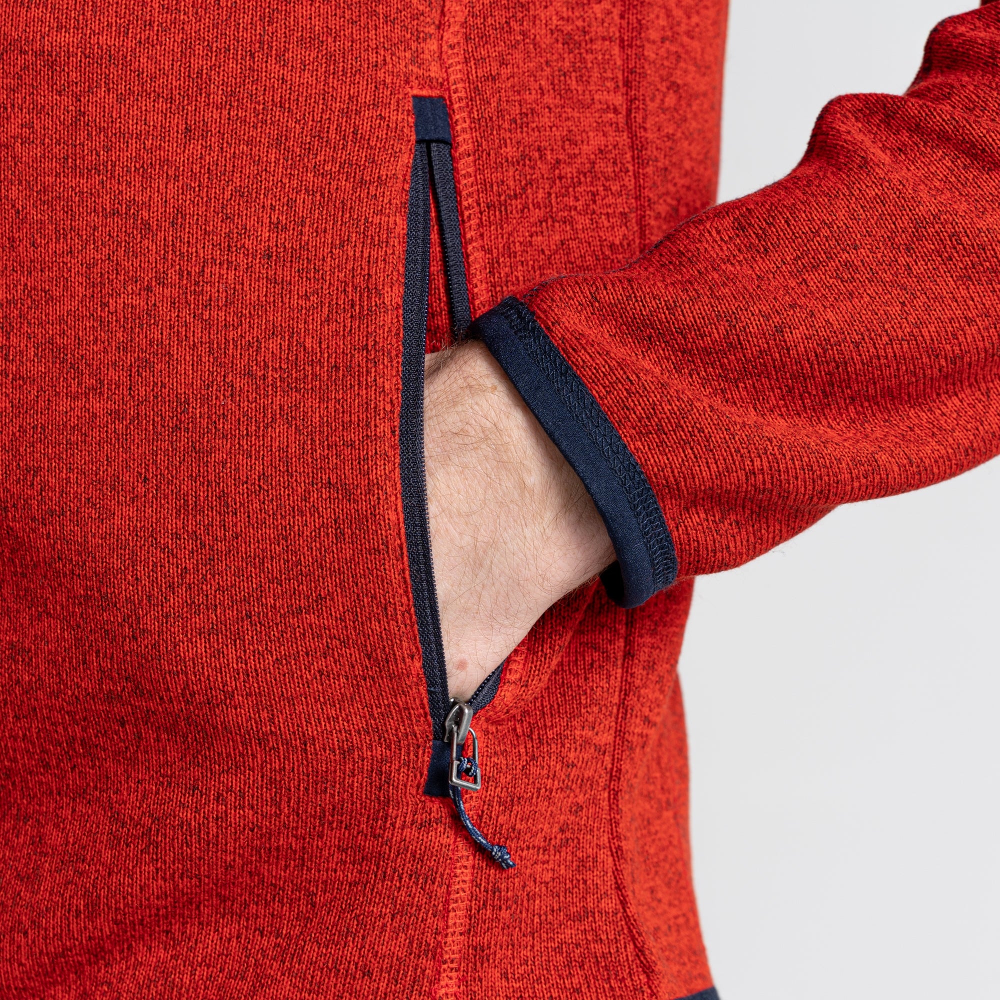 Men's Torney Fleece Jacket - Chili Red