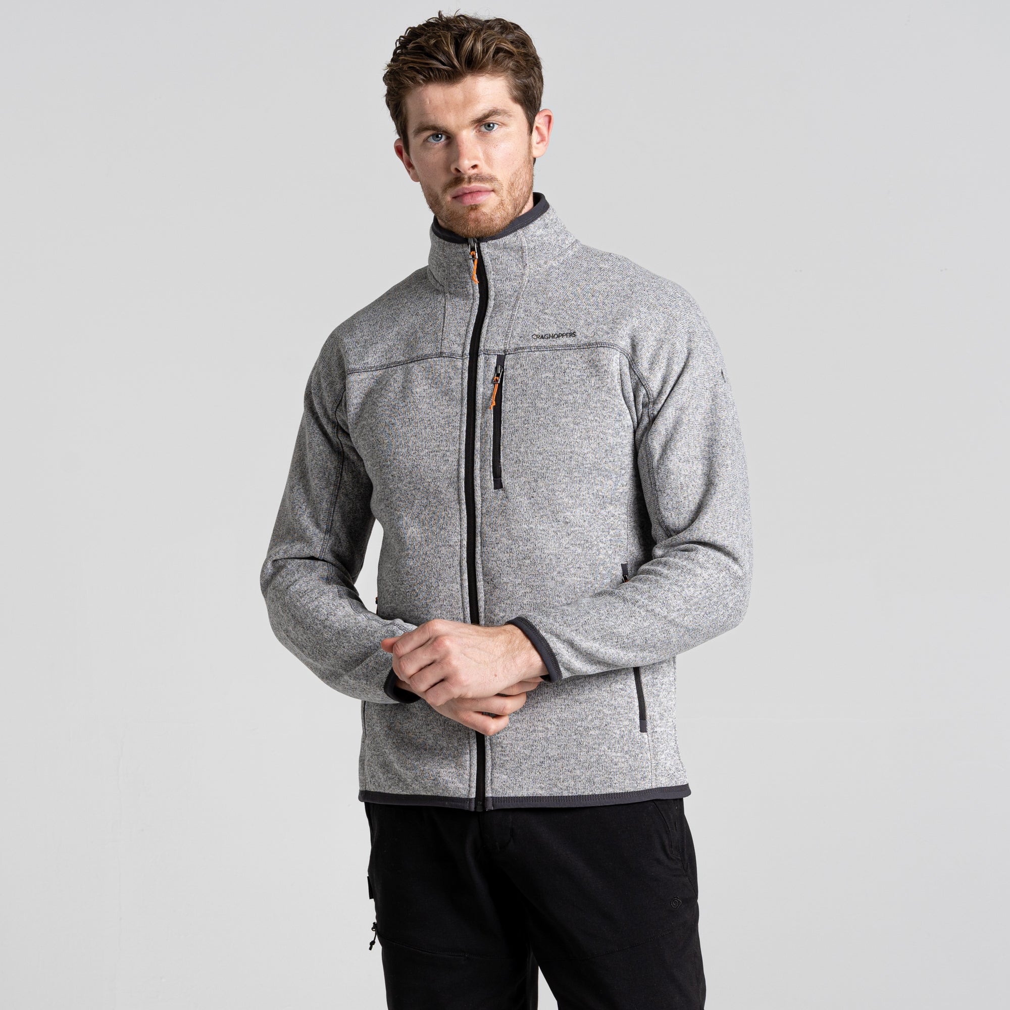 Men's Torney Fleece Jacket - Dove Grey Marl