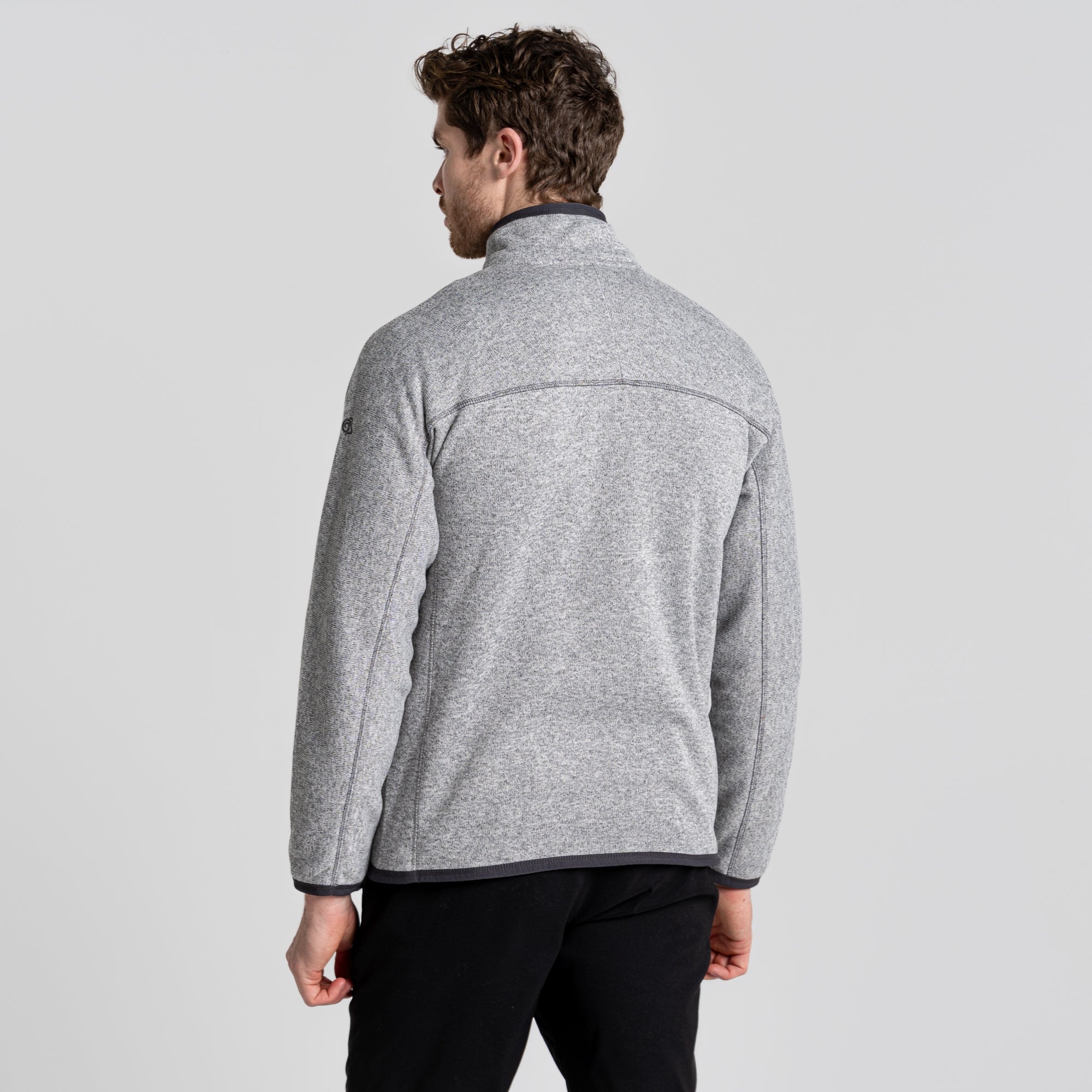 Men's Torney Fleece Jacket - Dove Grey Marl