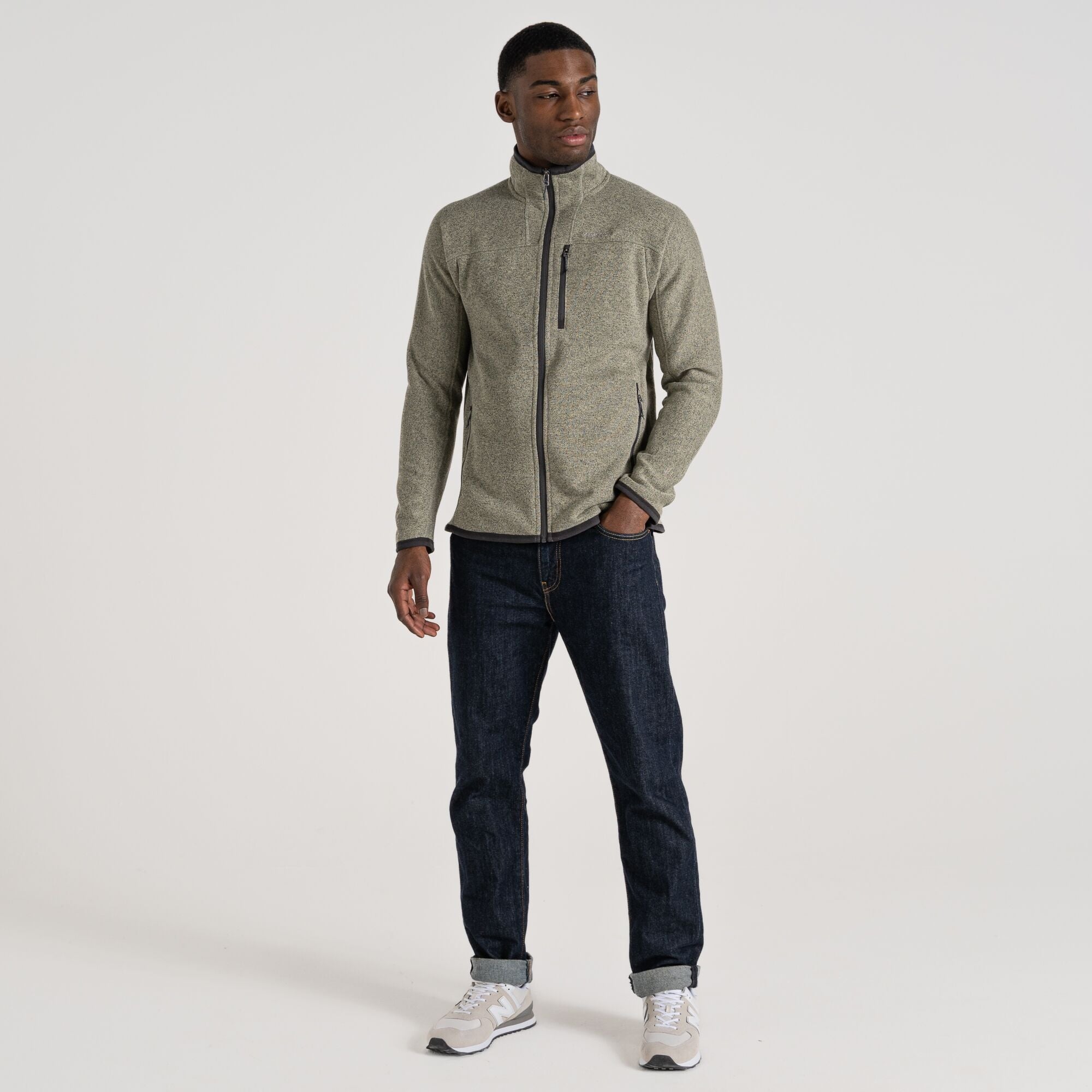 Men's Torney Fleece Jacket - Artichoke Marl
