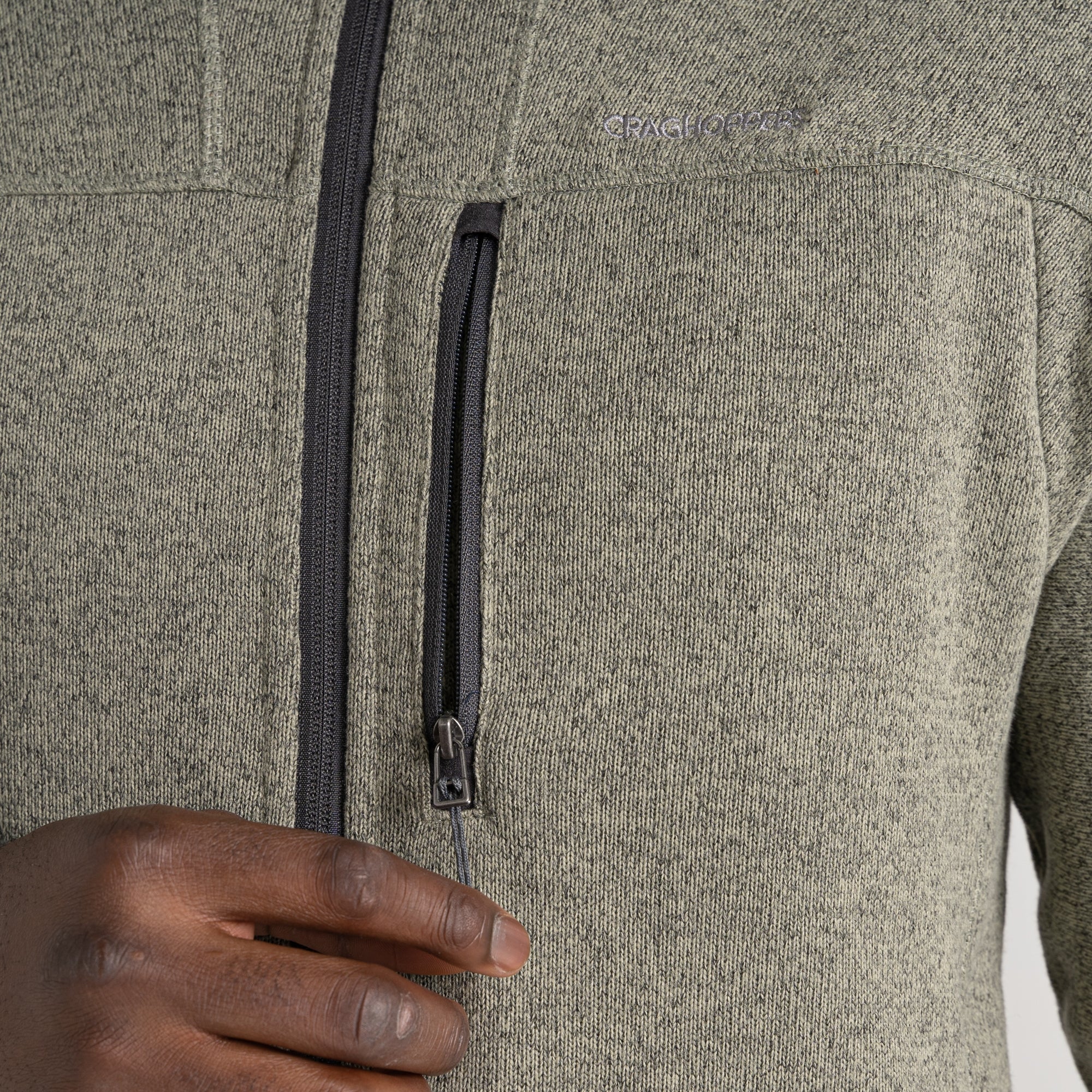 Men's Torney Fleece Jacket - Artichoke Marl