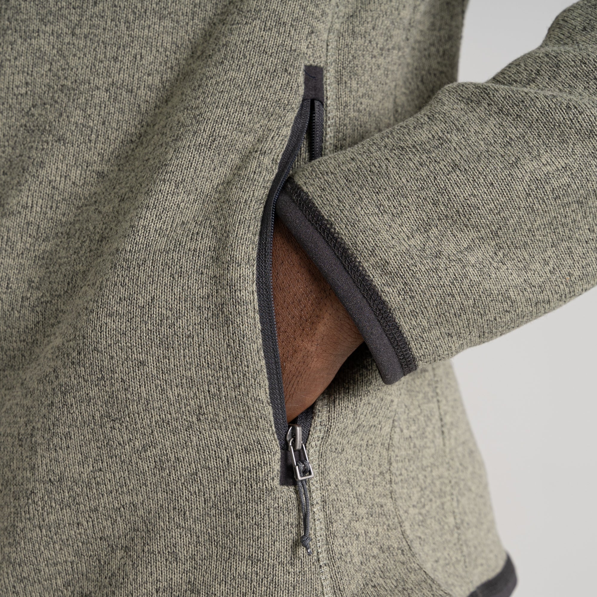 Men's Torney Fleece Jacket - Artichoke Marl