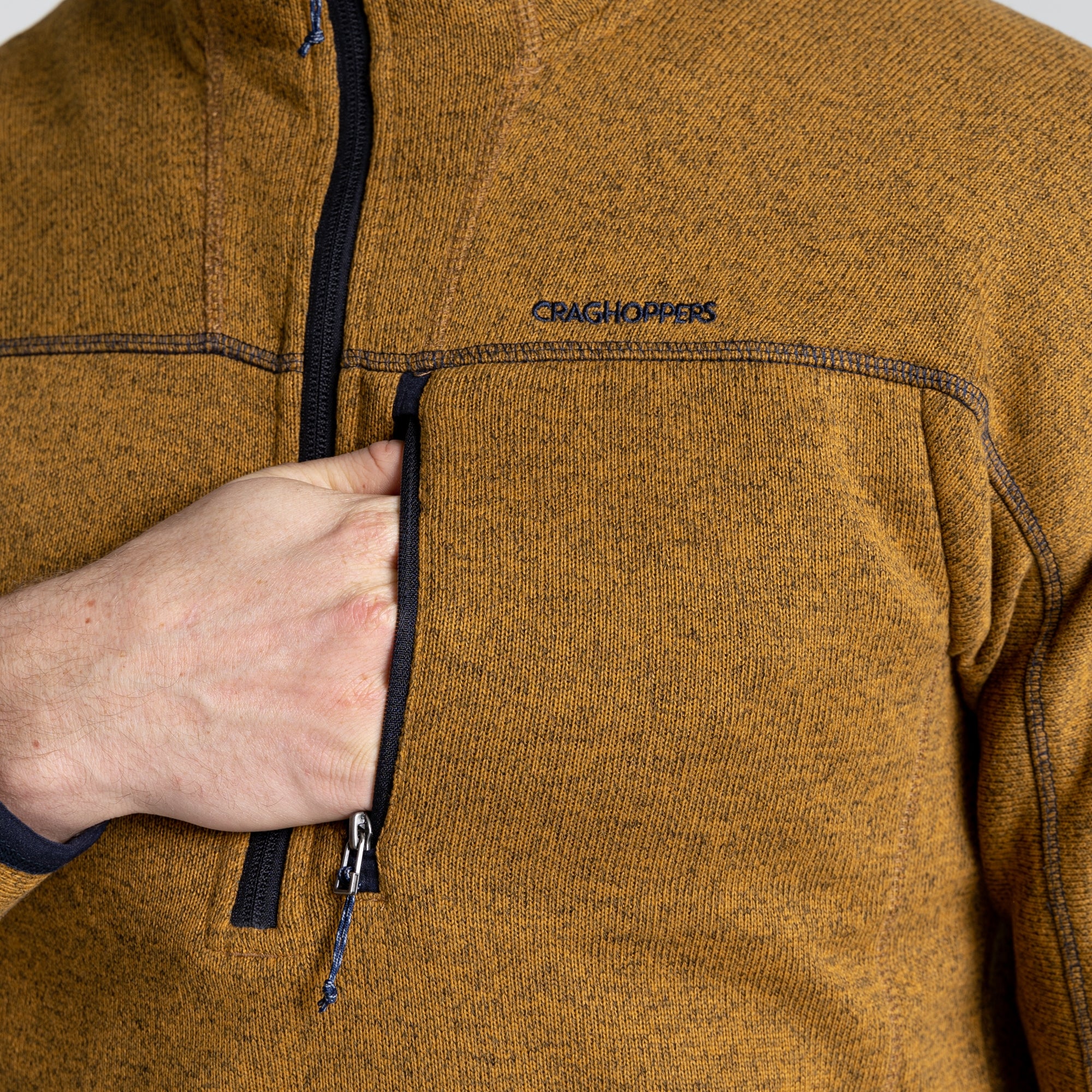 Men's Torney Half Zip Fleece - Gingko Yellow