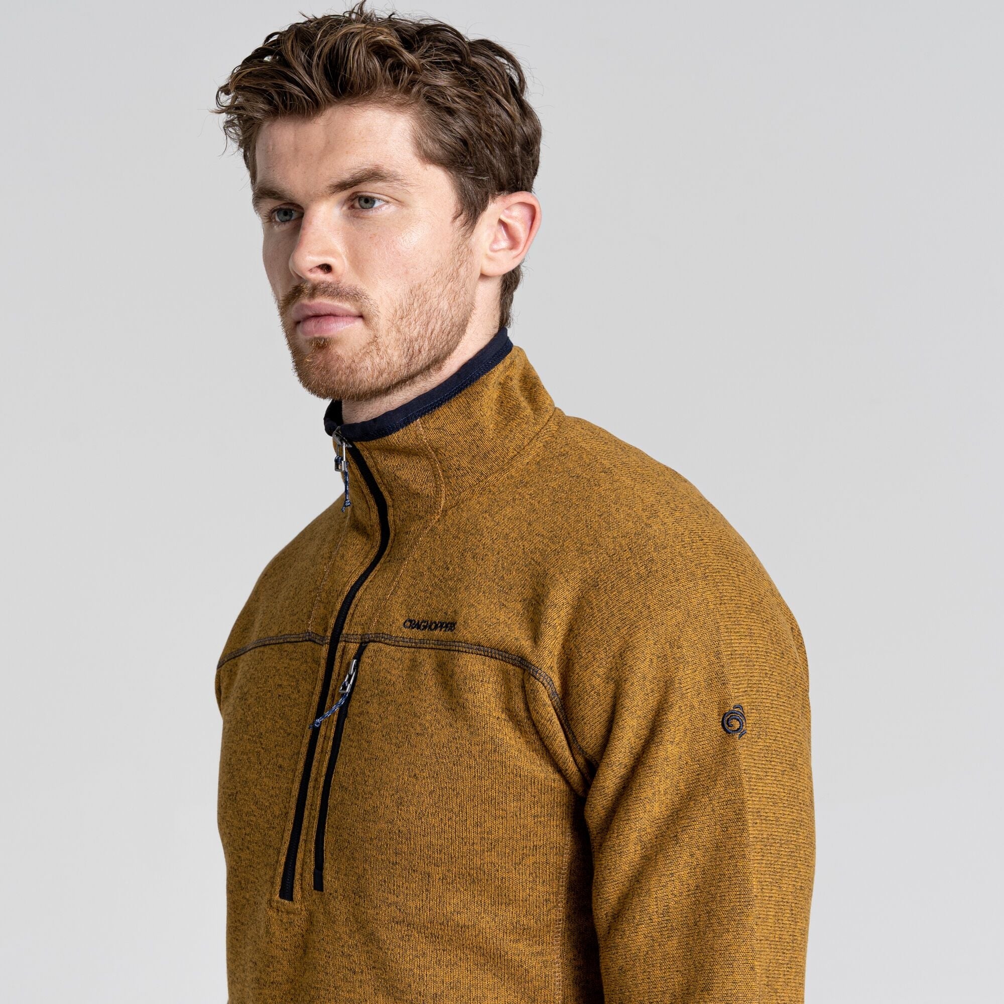 Men's Torney Half Zip Fleece - Gingko Yellow