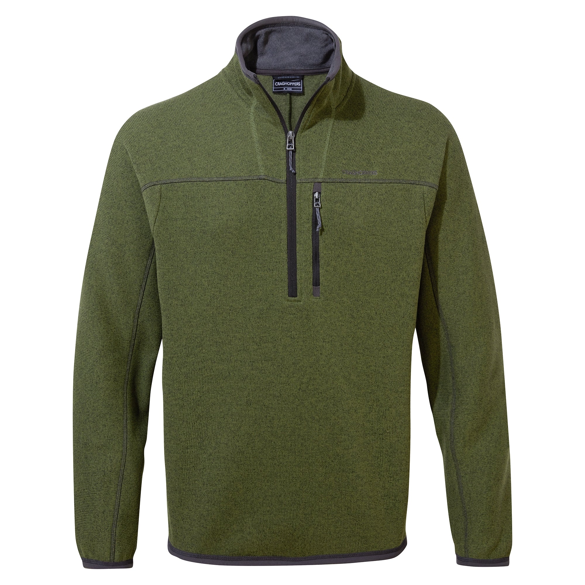 Men's Torney Half Zip Fleece - Loden Green