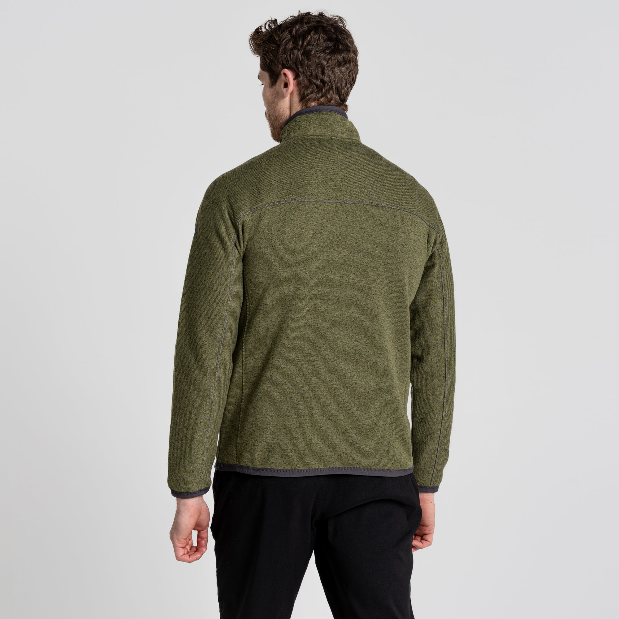 Men's Torney Half Zip Fleece - Loden Green