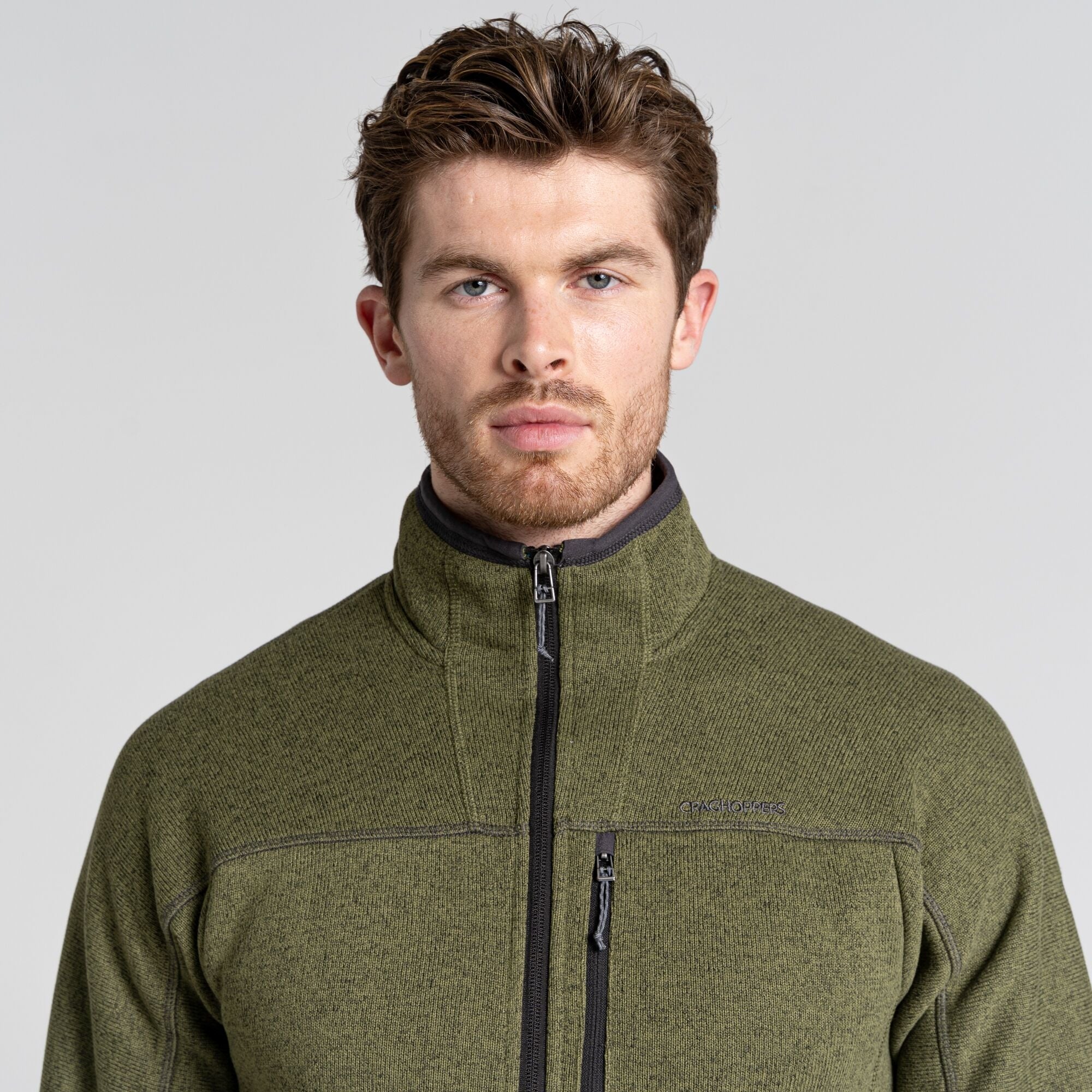 Men's Torney Half Zip Fleece - Loden Green