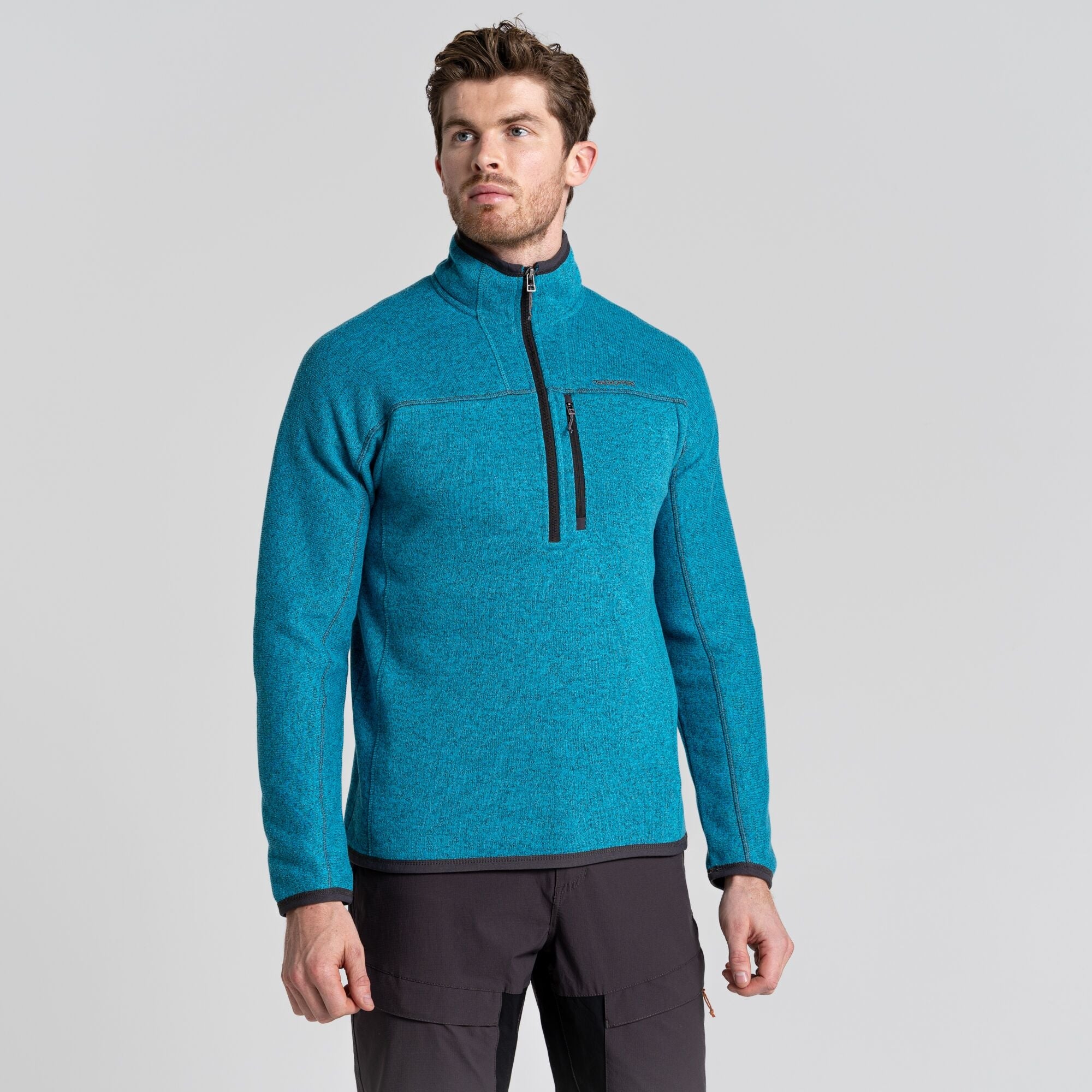 Men's Torney Half Zip Fleece - Scuba Blue