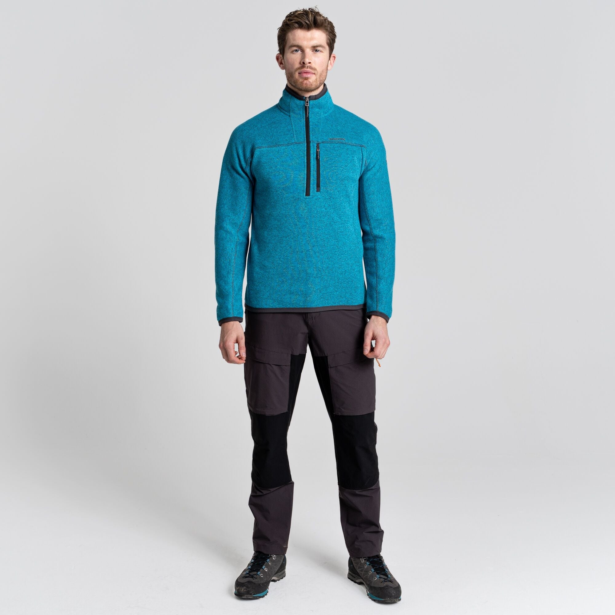 Men's Torney Half Zip Fleece - Scuba Blue