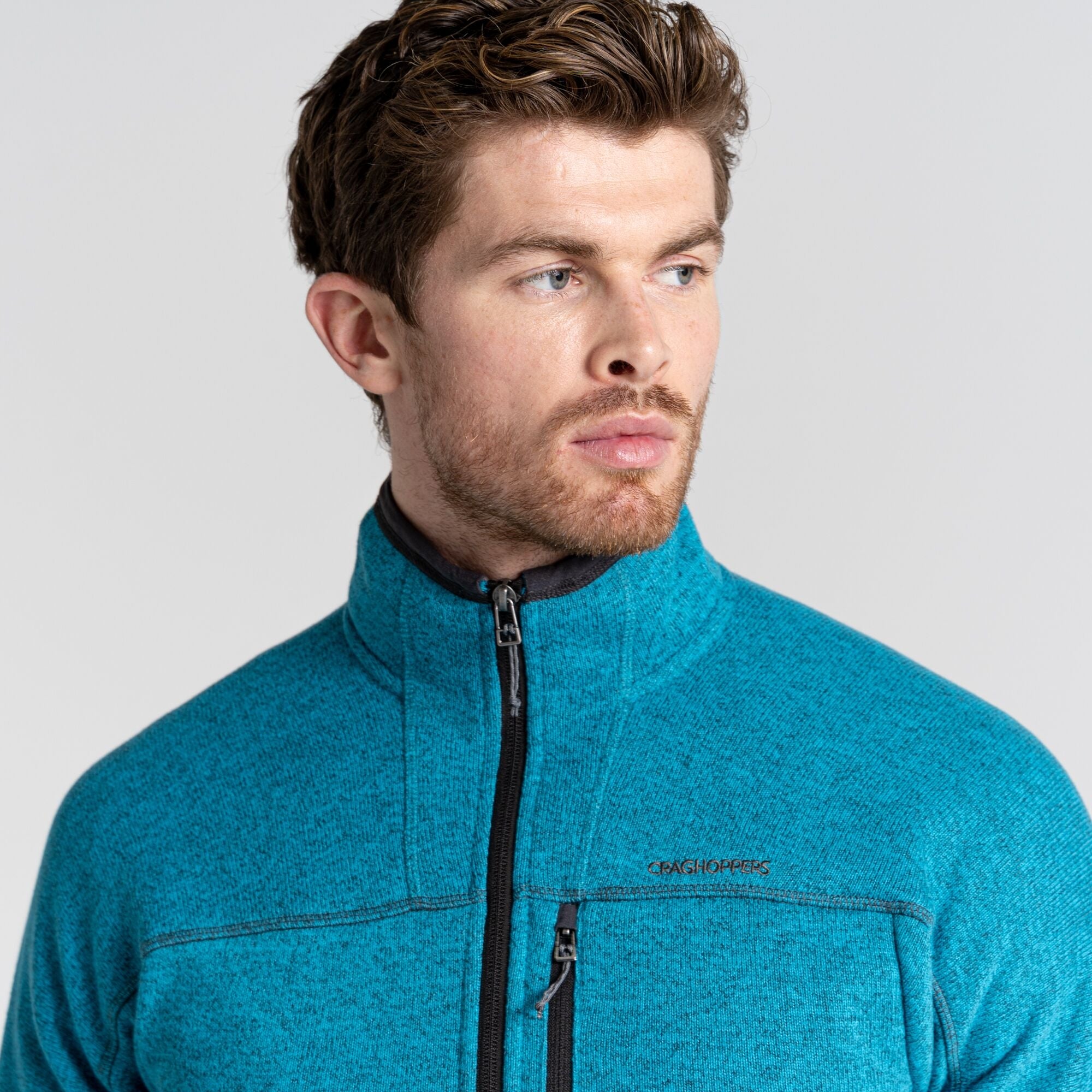 Men's Torney Half Zip Fleece - Scuba Blue