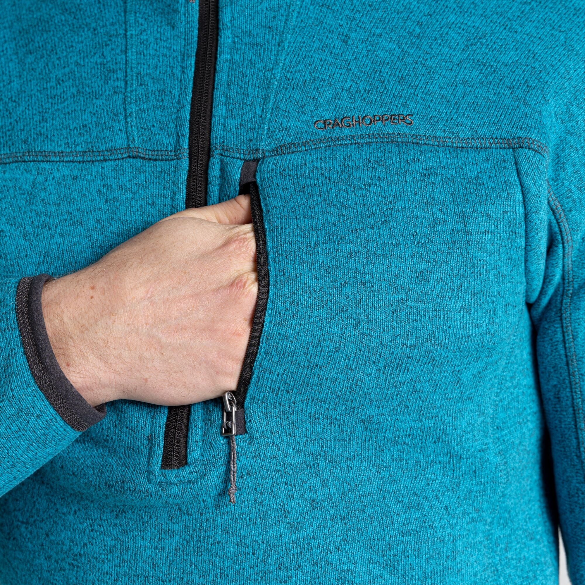 Men's Torney Half Zip Fleece - Scuba Blue