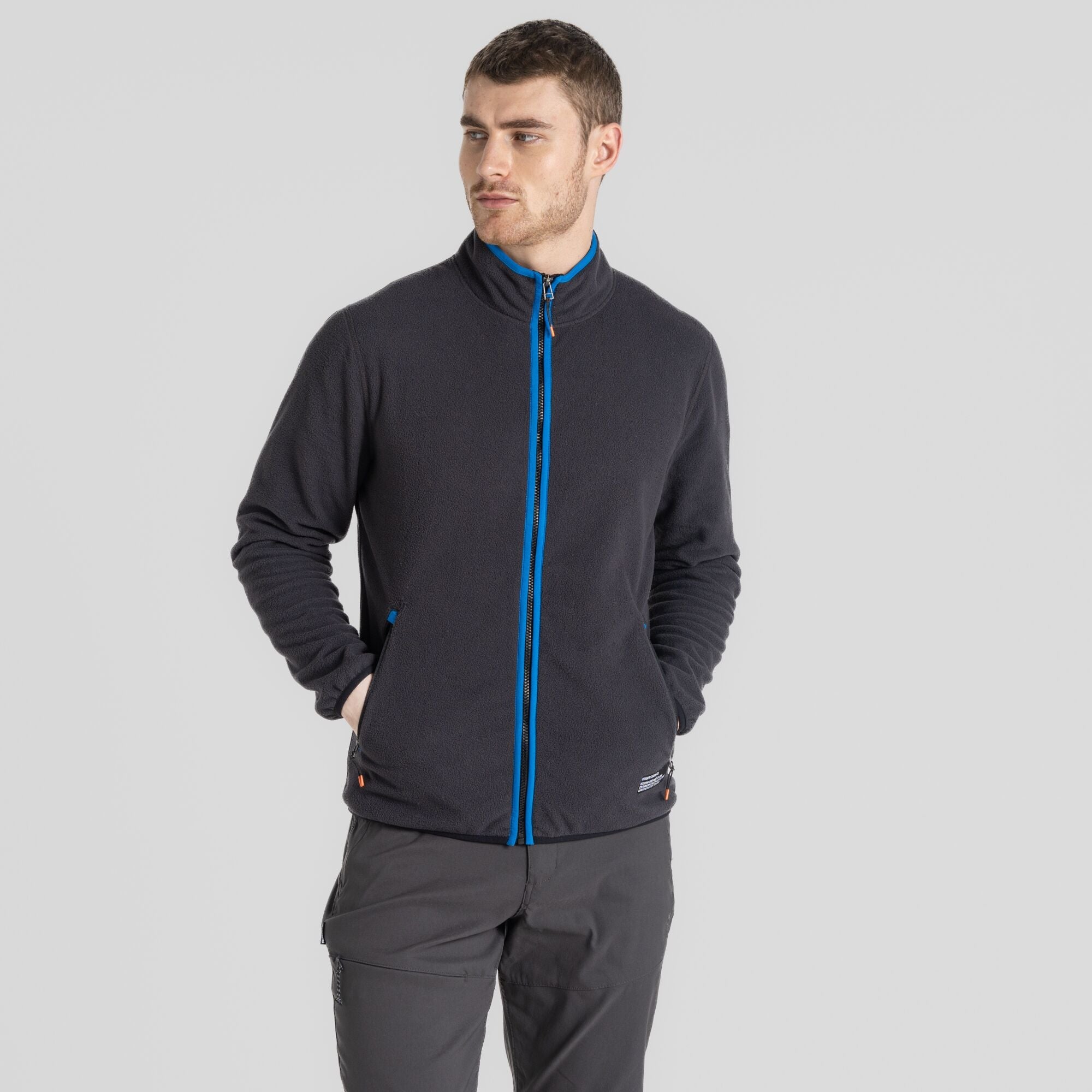 Men's CO2 Renu Full Zip Fleece - Black Pepper