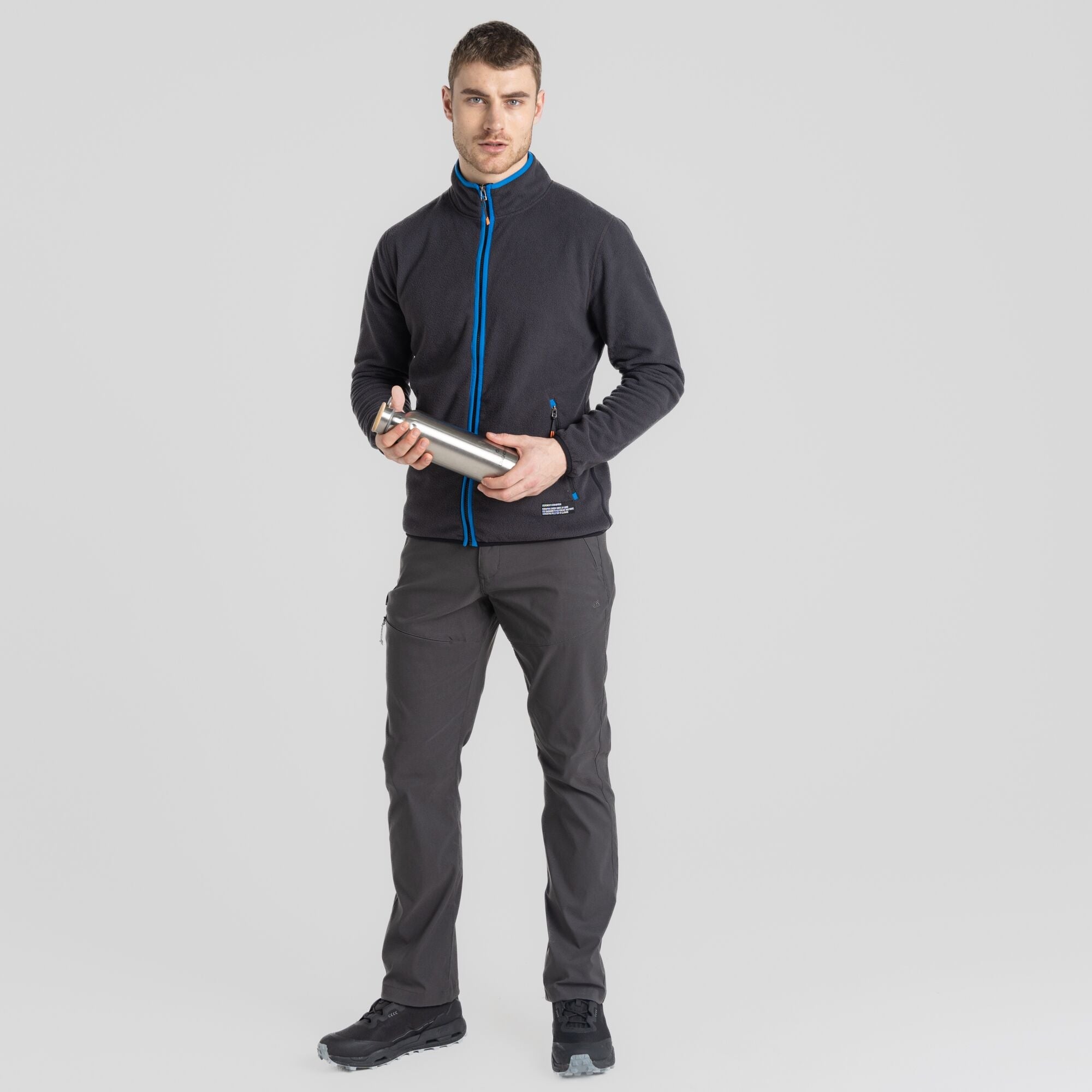Men's CO2 Renu Full Zip Fleece - Black Pepper