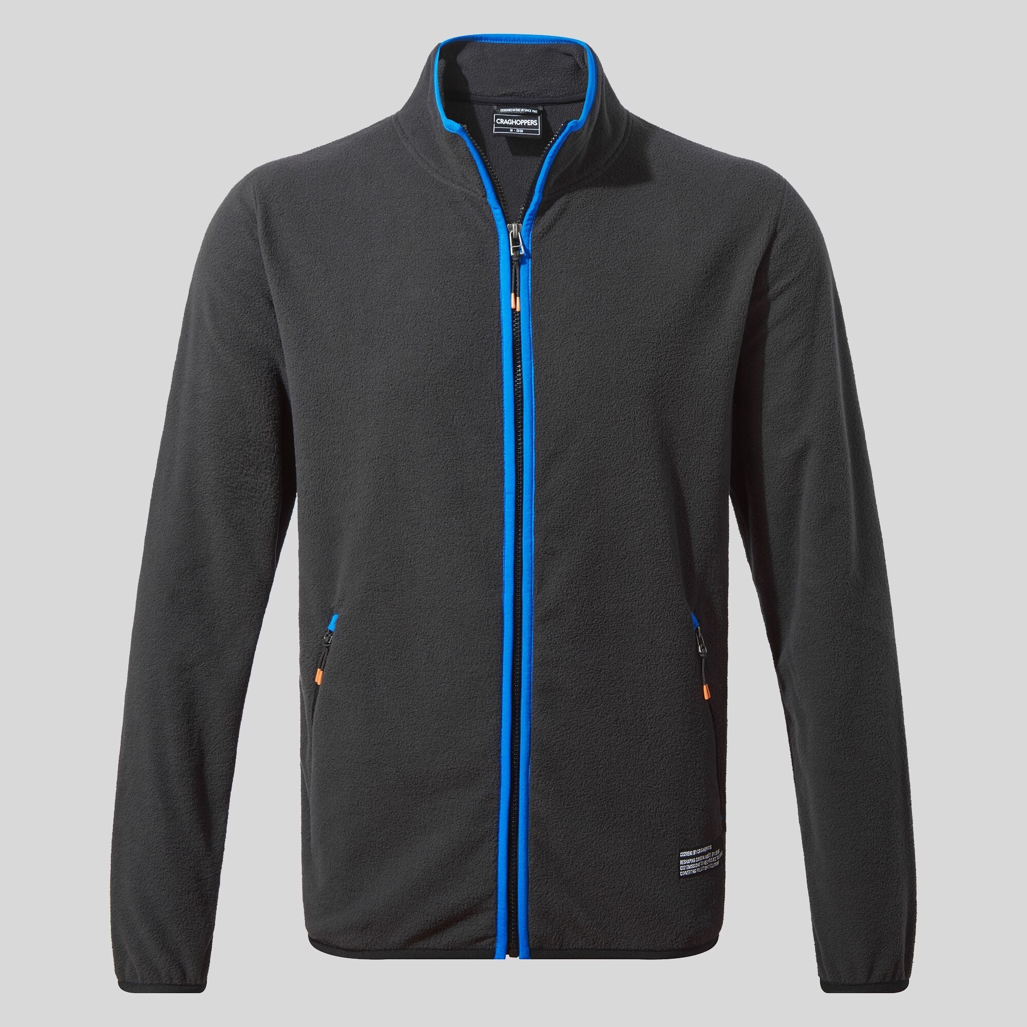 Men's CO2 Renu Full Zip Fleece - Black Pepper