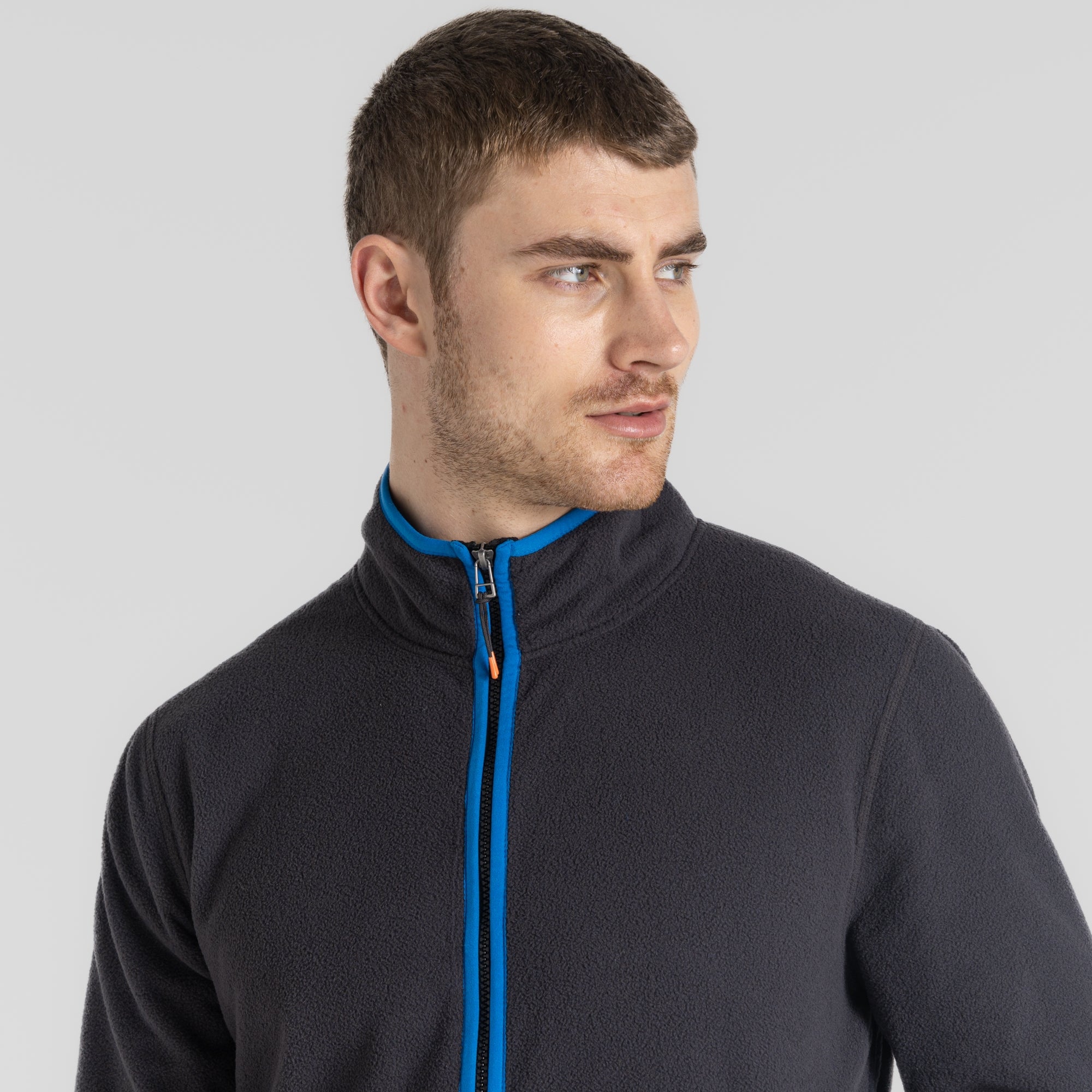 Men's CO2 Renu Full Zip Fleece - Black Pepper