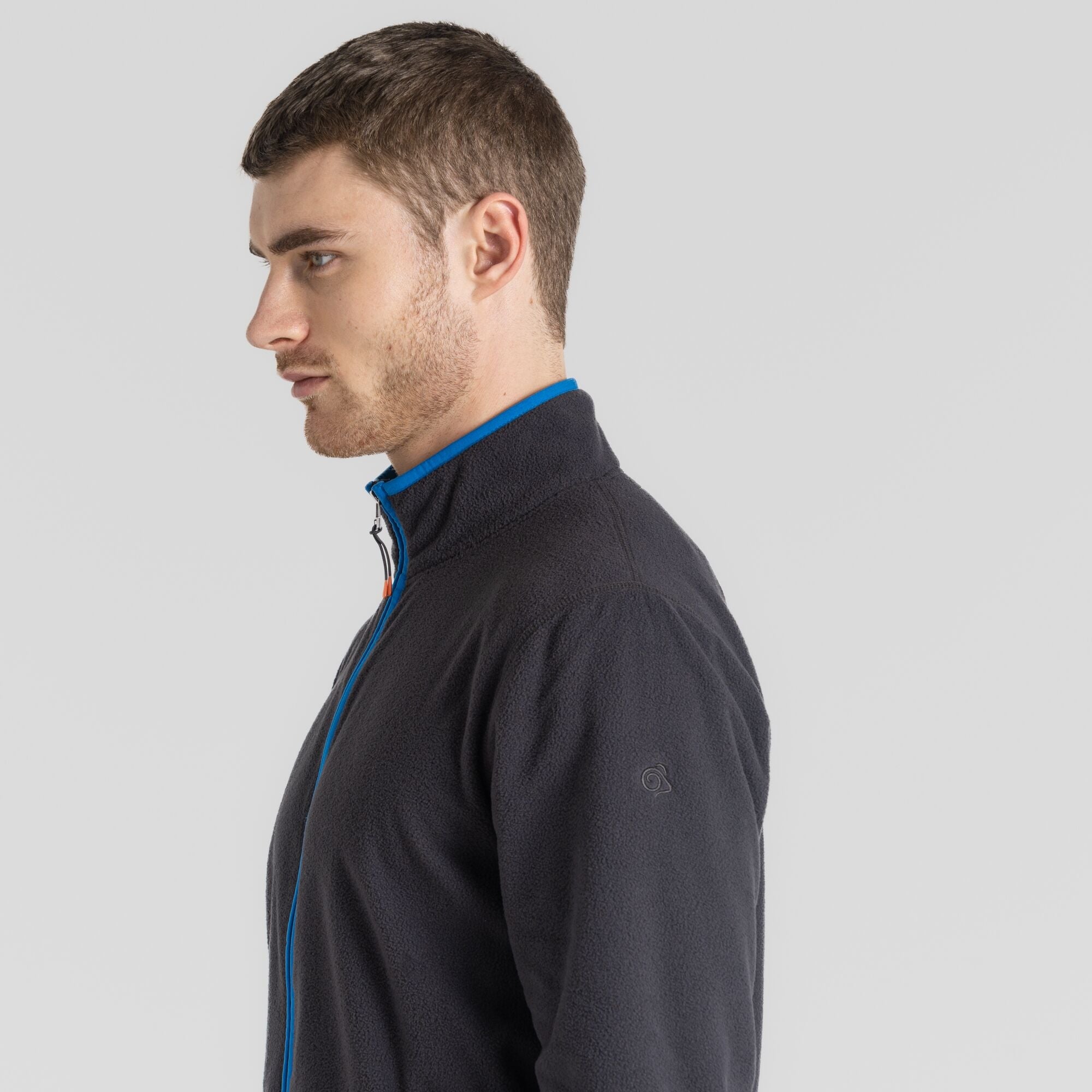 Men's CO2 Renu Full Zip Fleece - Black Pepper