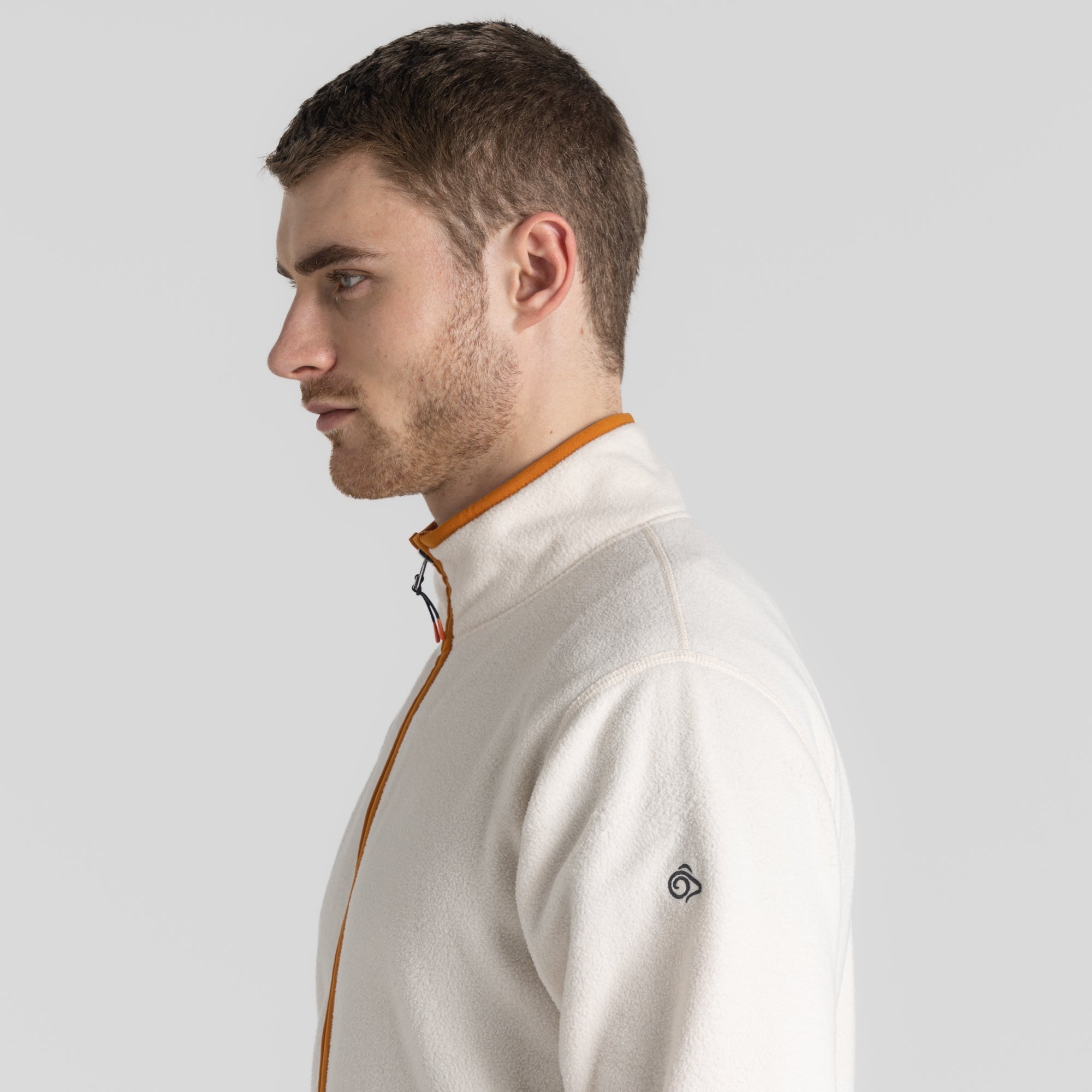 Men's CO2 Renu Half Zip Fleece - Ecru