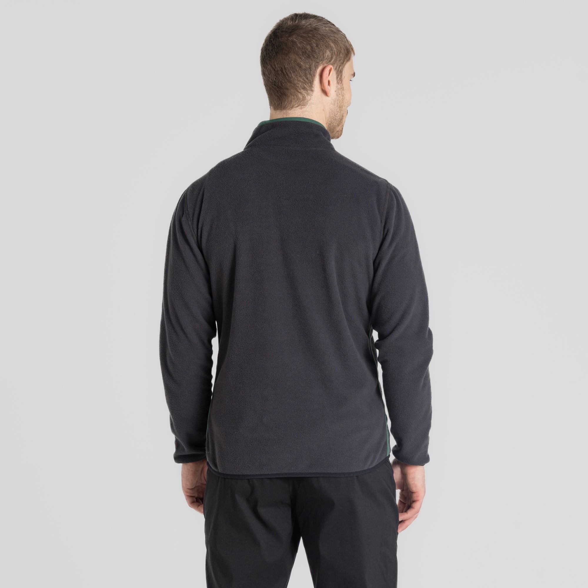 Men's CO2 Renu Half Zip Fleece - Black Pepper