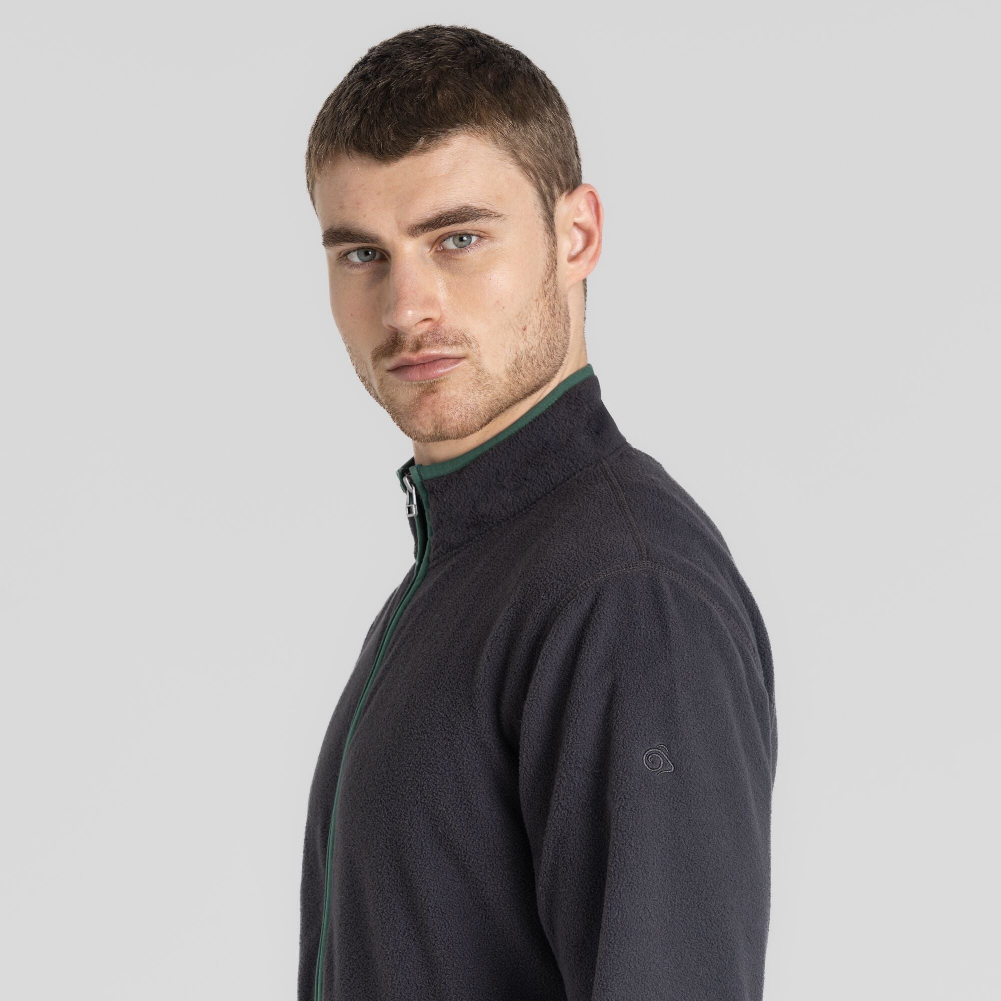 Men's CO2 Renu Half Zip Fleece - Black Pepper