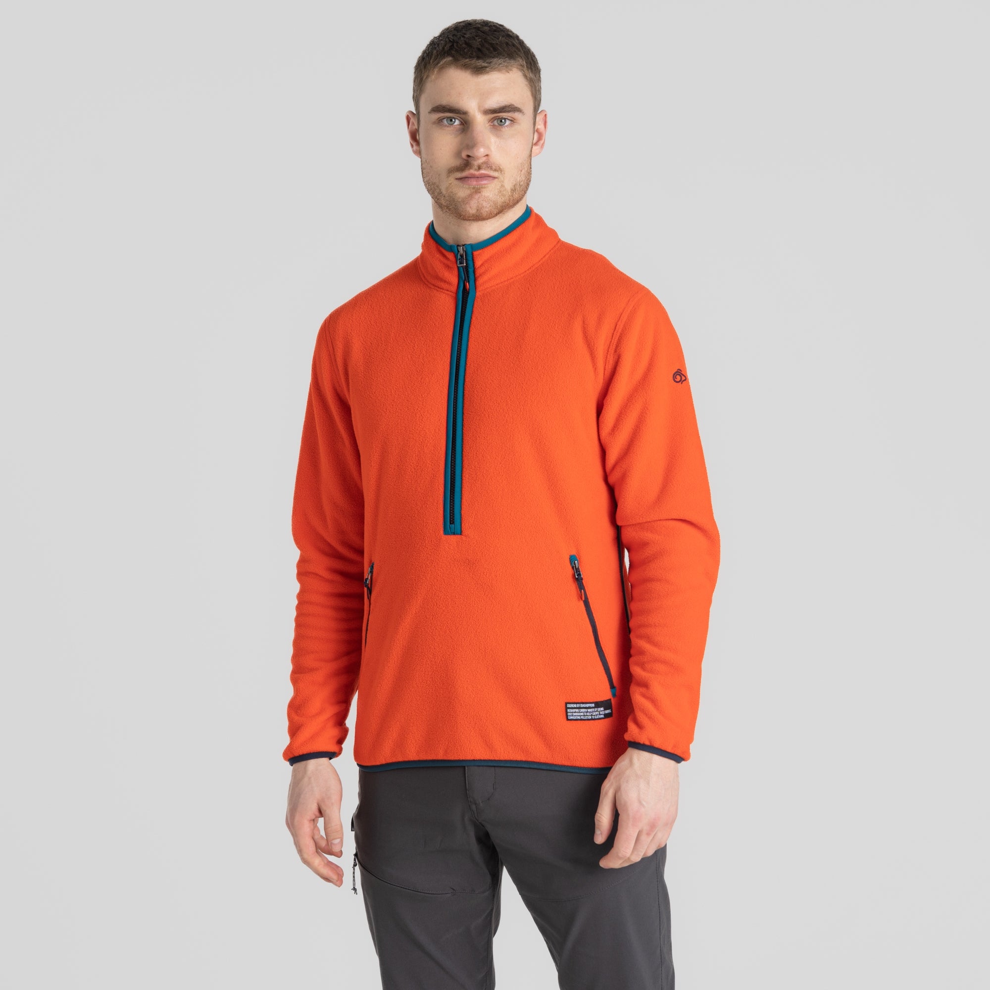 Men's CO2 Renu Half Zip Fleece - Macaw Red
