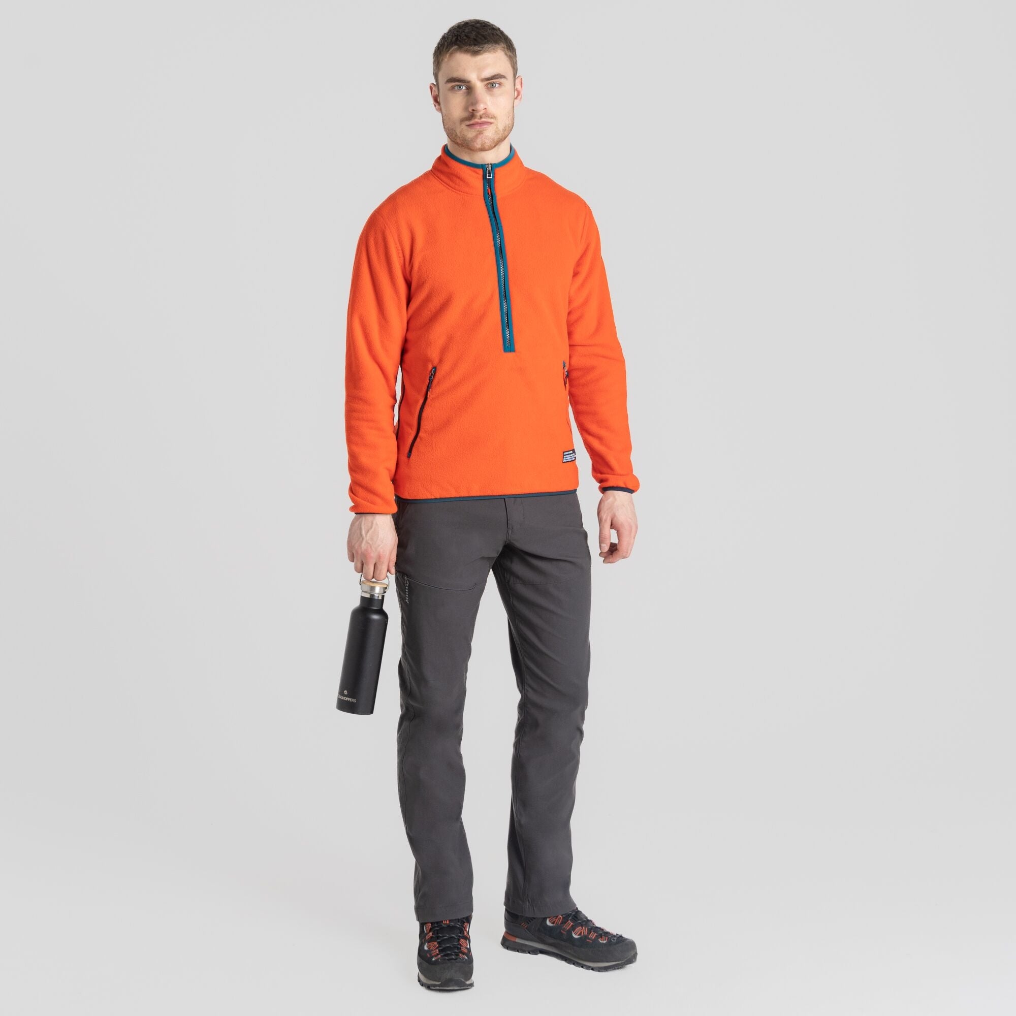 Men's CO2 Renu Half Zip Fleece - Macaw Red