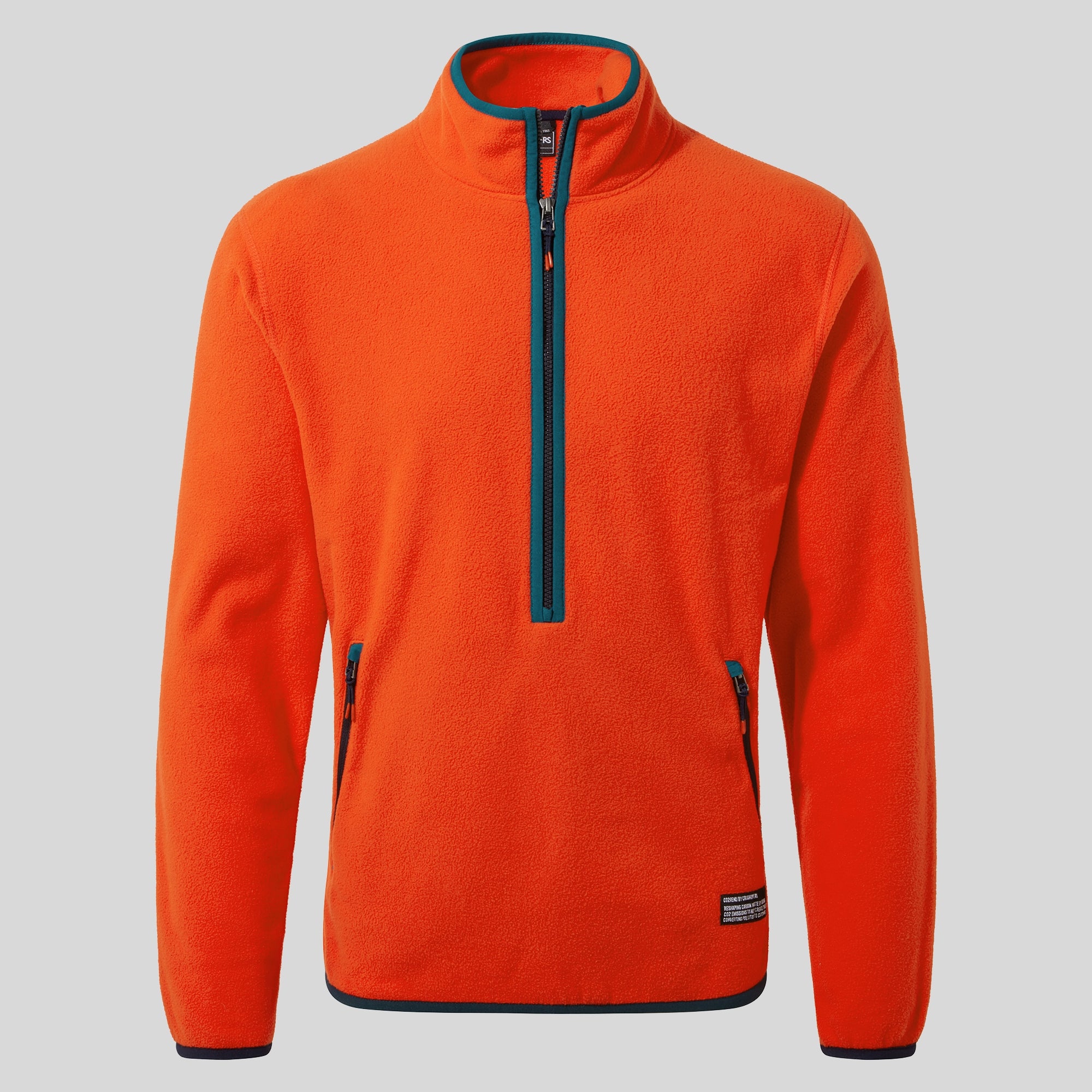 Men's CO2 Renu Half Zip Fleece - Macaw Red