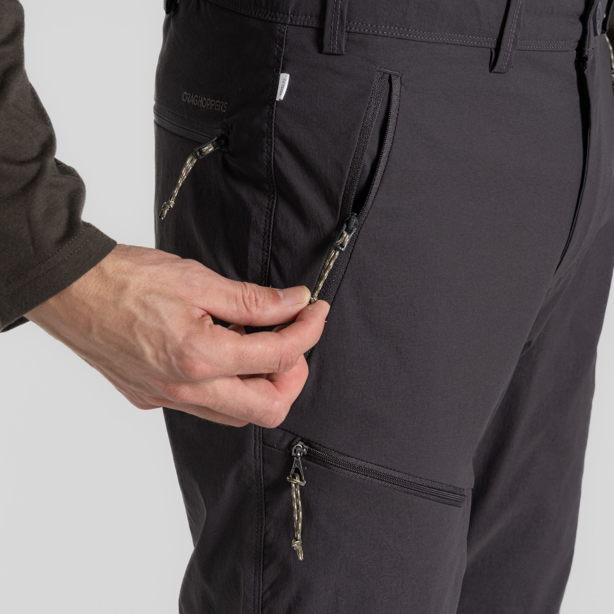 Men's Insect Shield® Convertible III Pants - Black Pepper