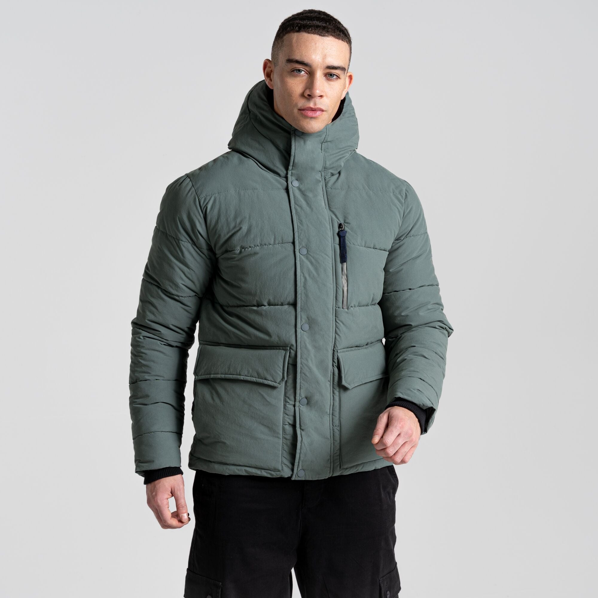Men's Dunbeath Insulated Hooded Jacket - Balsam Green
