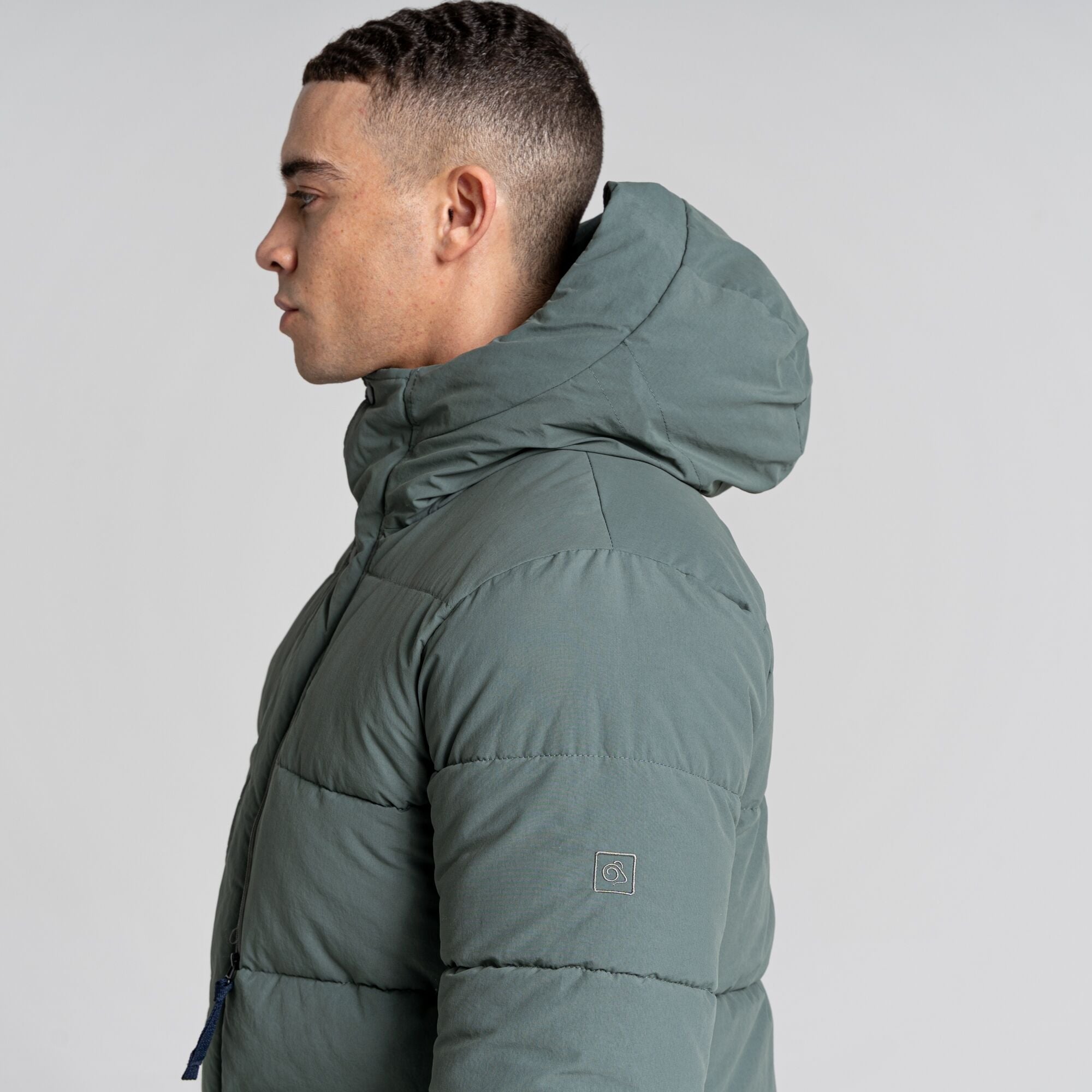 Men's Dunbeath Insulated Hooded Jacket - Balsam Green