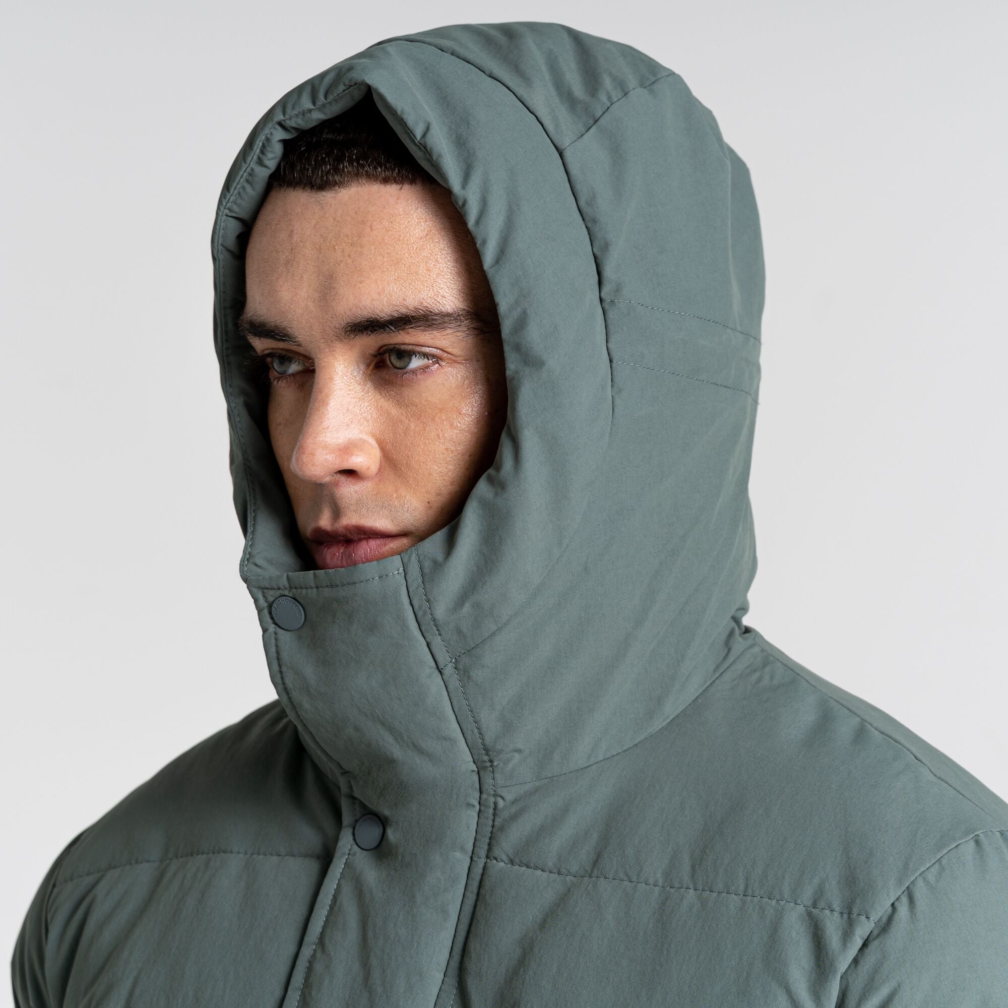 Men's Dunbeath Insulated Hooded Jacket - Balsam Green