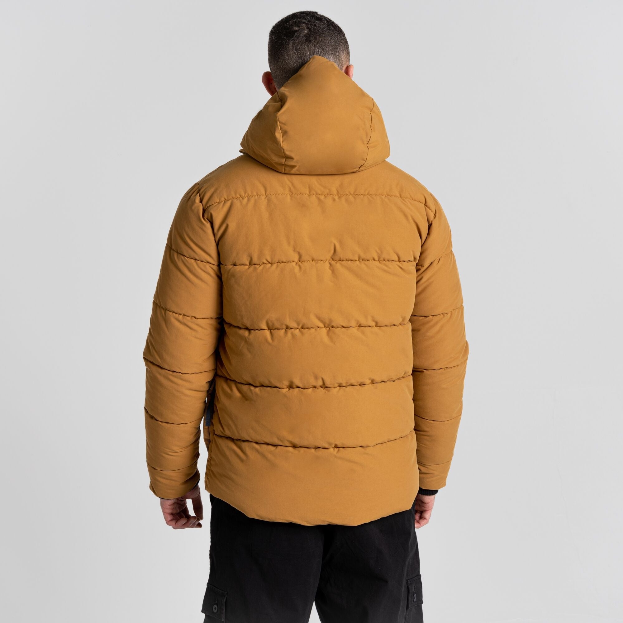 Men's Dunbeath Insulated Hooded Jacket - Taupe